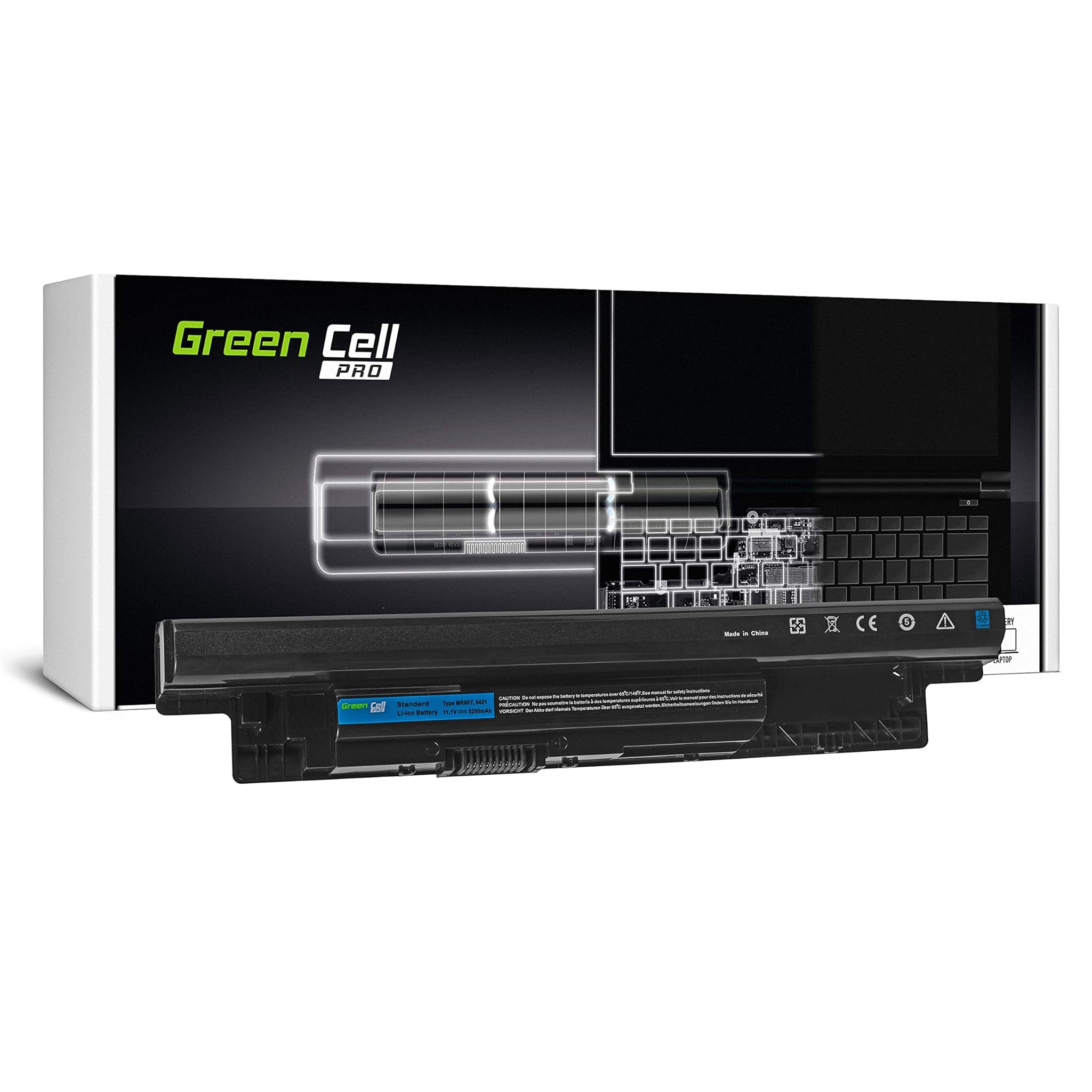 Green Cell PRO Batteria MR90Y per Dell Inspiron 5200mAh
