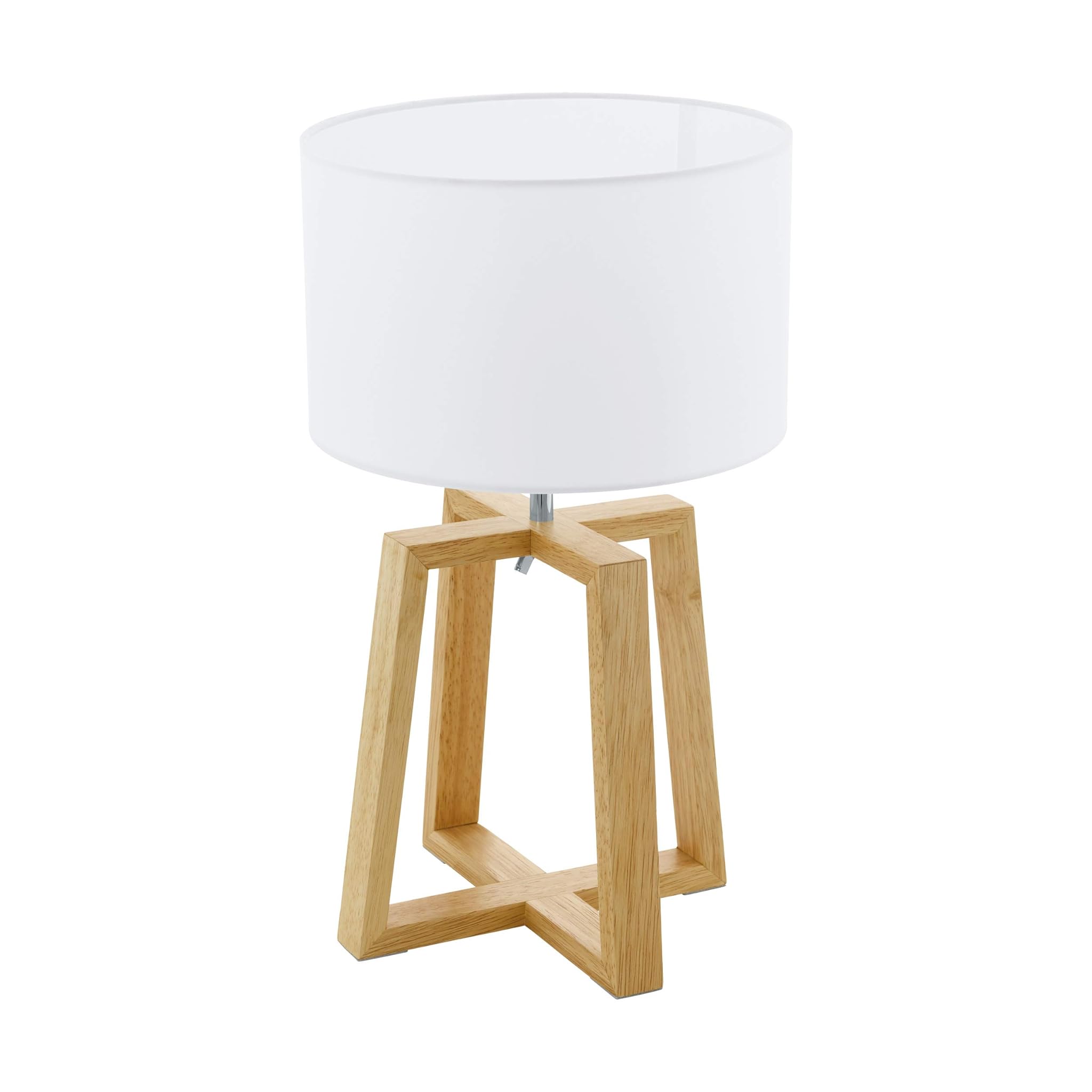 EGLO Chietino 1 Lampada da Tavolo Design, Bianco Naturale