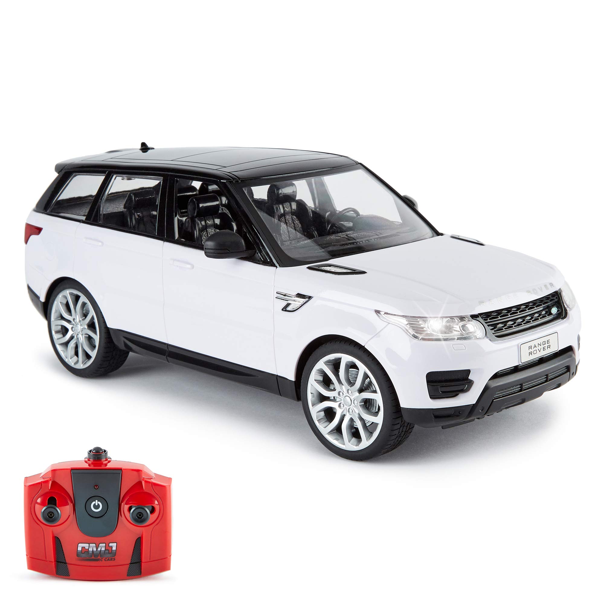 CMJ RC Cars Range Rover Sport Telecomando 1:14, Bianco