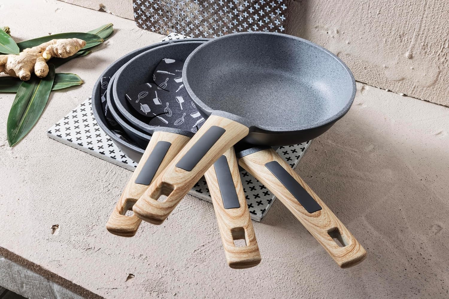 Kasanova Batteria di Pentole Evolution Antiaderenti (11 pezzi) - immagine 5