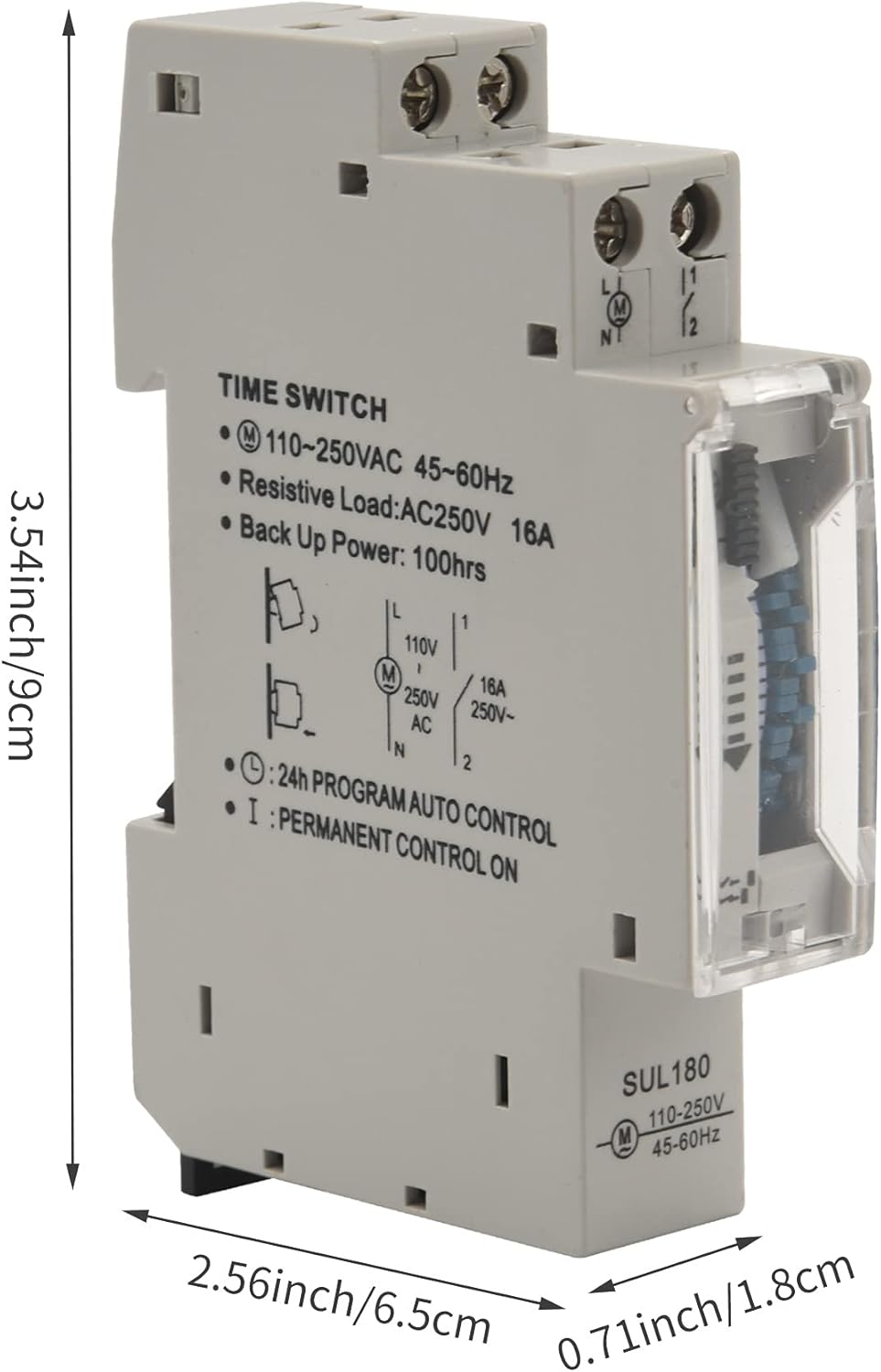 Sul180A - Timer Meccanico 15min/24h Programmabile - immagine 5
