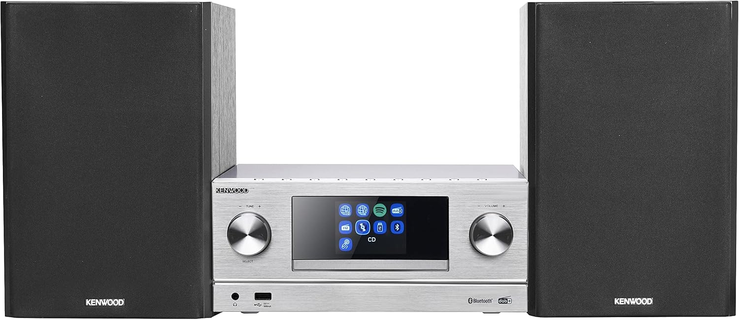 Kenwood Sistema Micro HiFi Stereo M-9000S, Silver - immagine 4