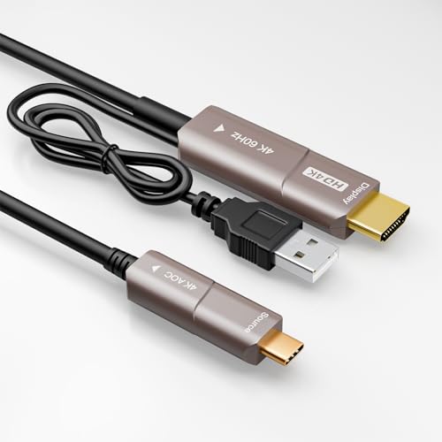 Chenlenic Cavo Ottico USB C to HDMI 4K