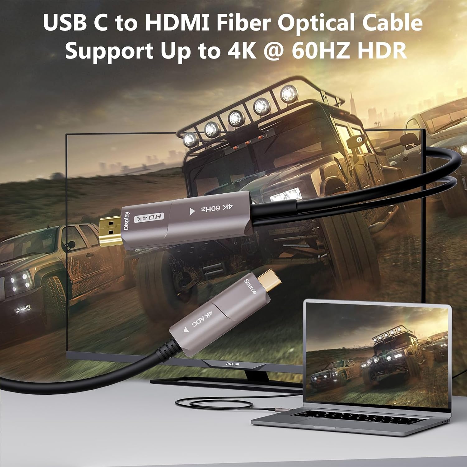 Chenlenic Cavo Ottico USB C to HDMI 4K - immagine 6