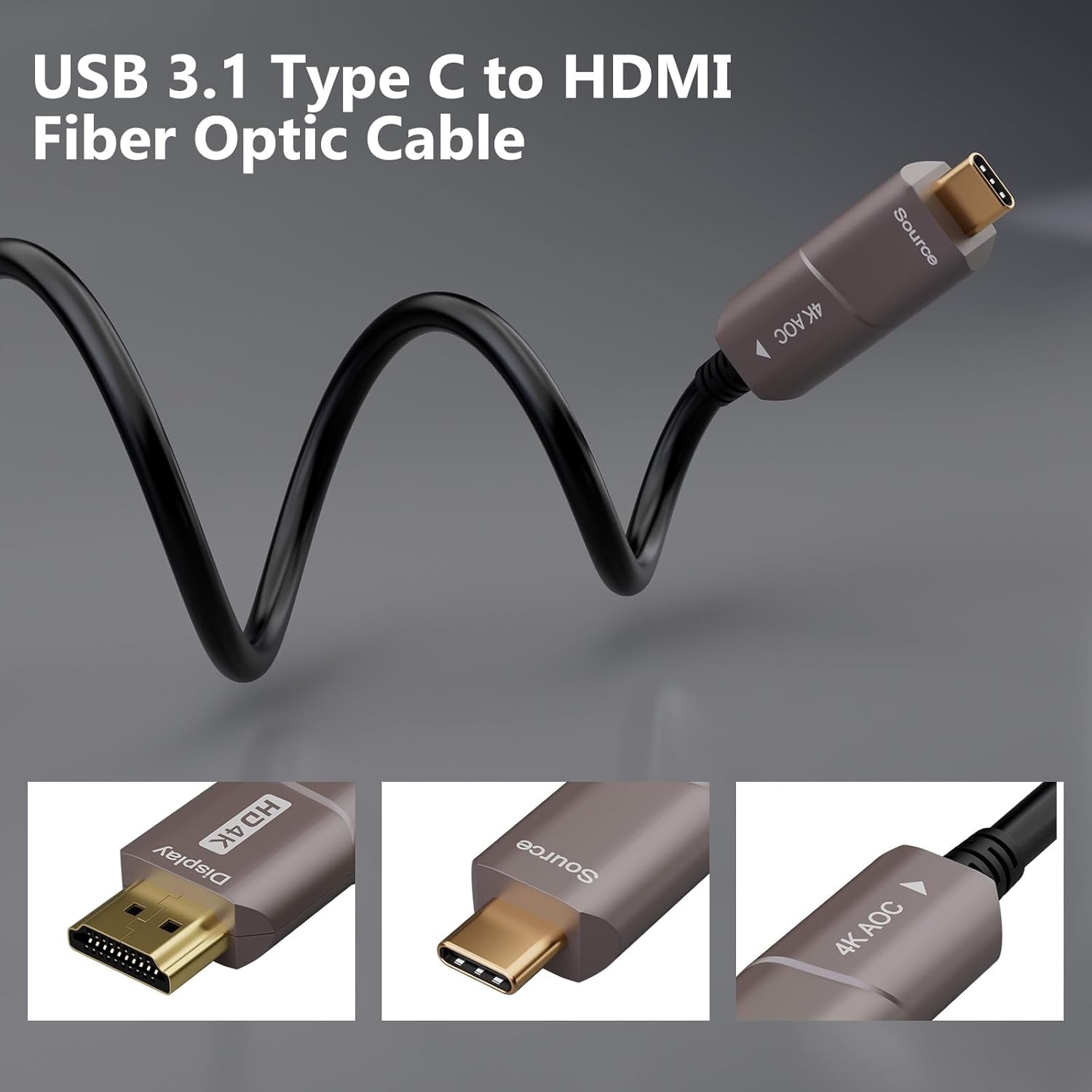 Chenlenic Cavo Ottico USB C to HDMI 4K - immagine 8