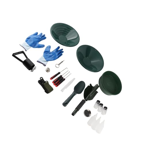 Fockety Kit Portatile per Ricerca Oro con Scatola Pieghevole