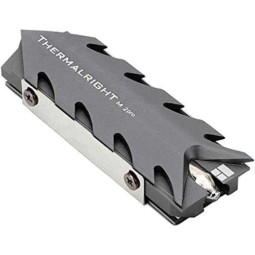 TR -M.2 2280 Pro SSD Dissipatore di calore, tubo di calore da 8 mm, cuscino termico double face ad alte prestazioni, raffreddamento SSD 2280