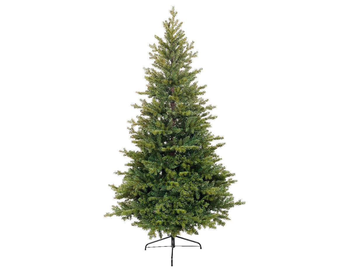 Lumineo Albero di Natale, grigio, bianco, dia162.00-H270.00cm