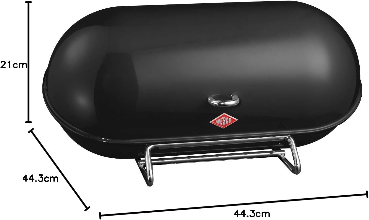 Wesco Breadboy 2621 - Contenitore per il Pane, Nero - immagine 6