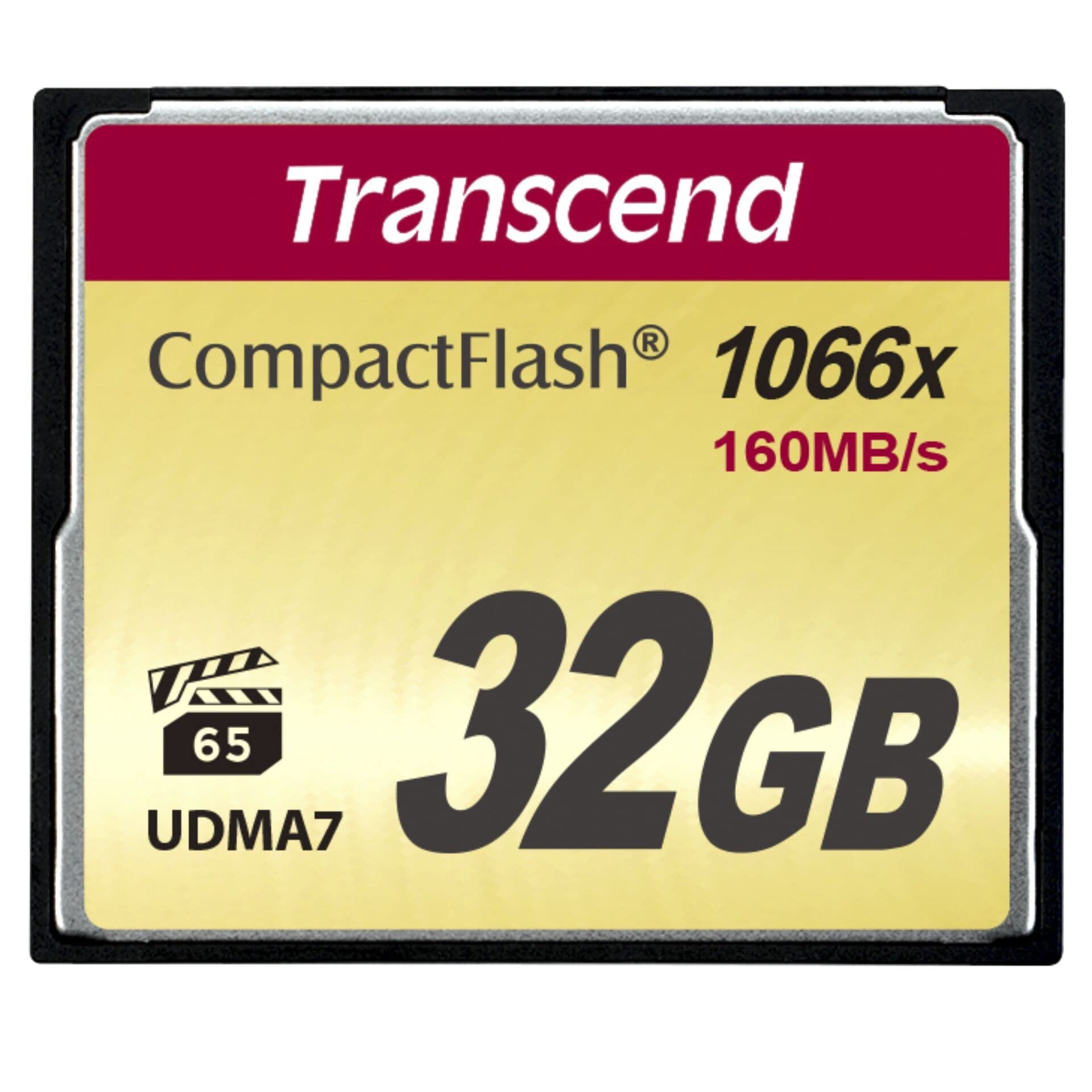 Transcend Compact Flash 1066x TS32GCF1000 Scheda di Memoria, 32 GB