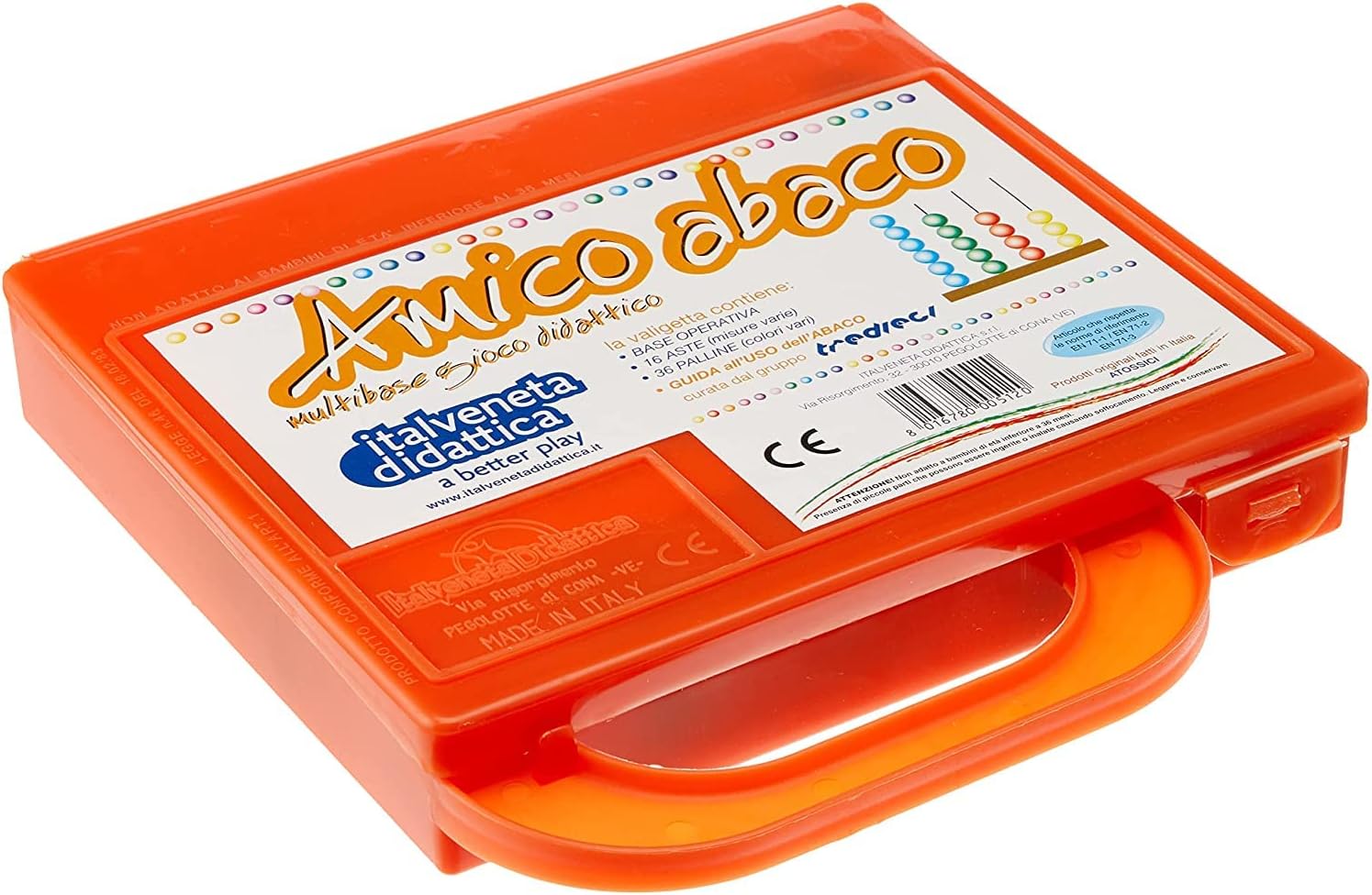 Italveneta Didattica 512 - Valigetta Abaco con Astine - immagine 4