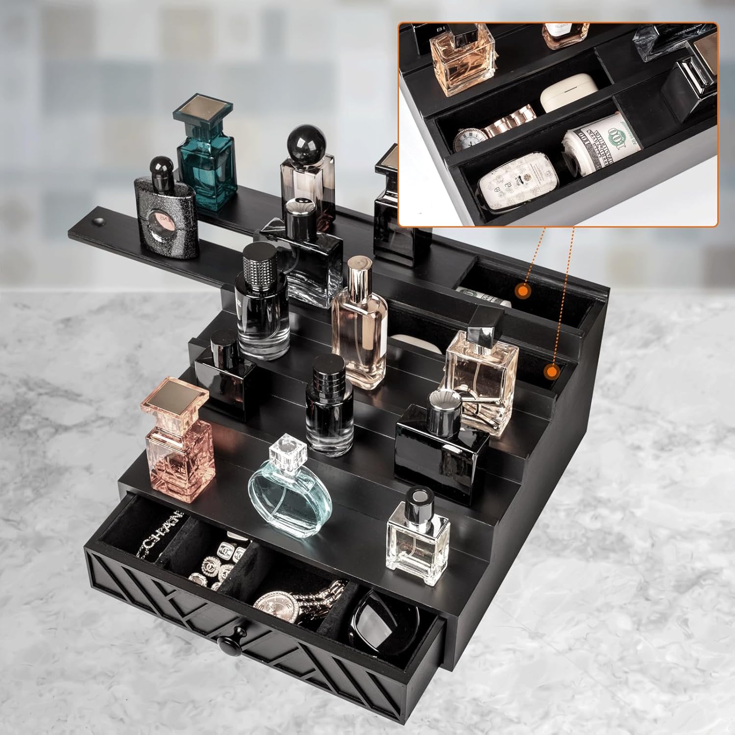 Cokritsm Organizzatore Colonia in Legno a 5 Livelli - immagine 4