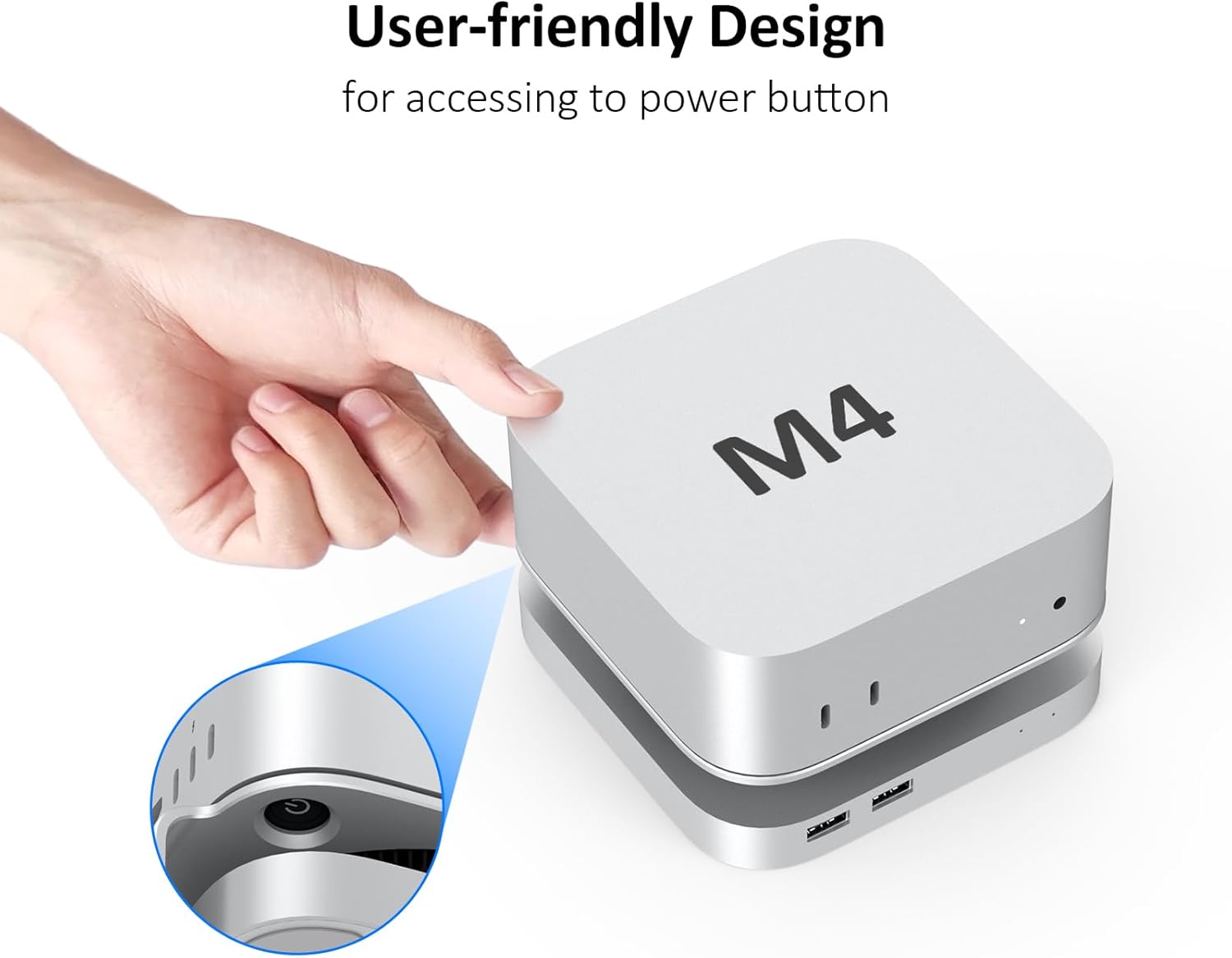 Akkyajaure Hub e Supporto USB4 40 Gbps per Mac Mini - immagine 5