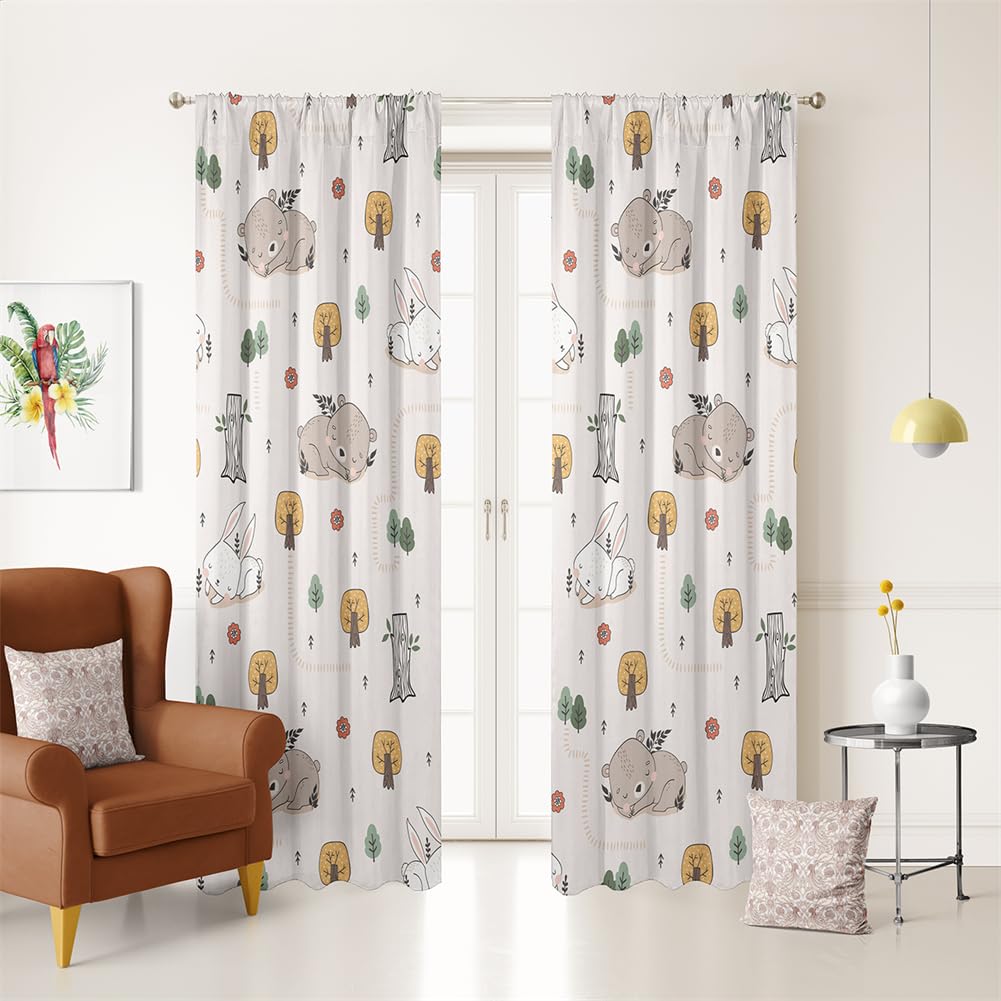 Koudi Tende Oscuranti con Motivo Animalier 210x132 cm (2 pz)