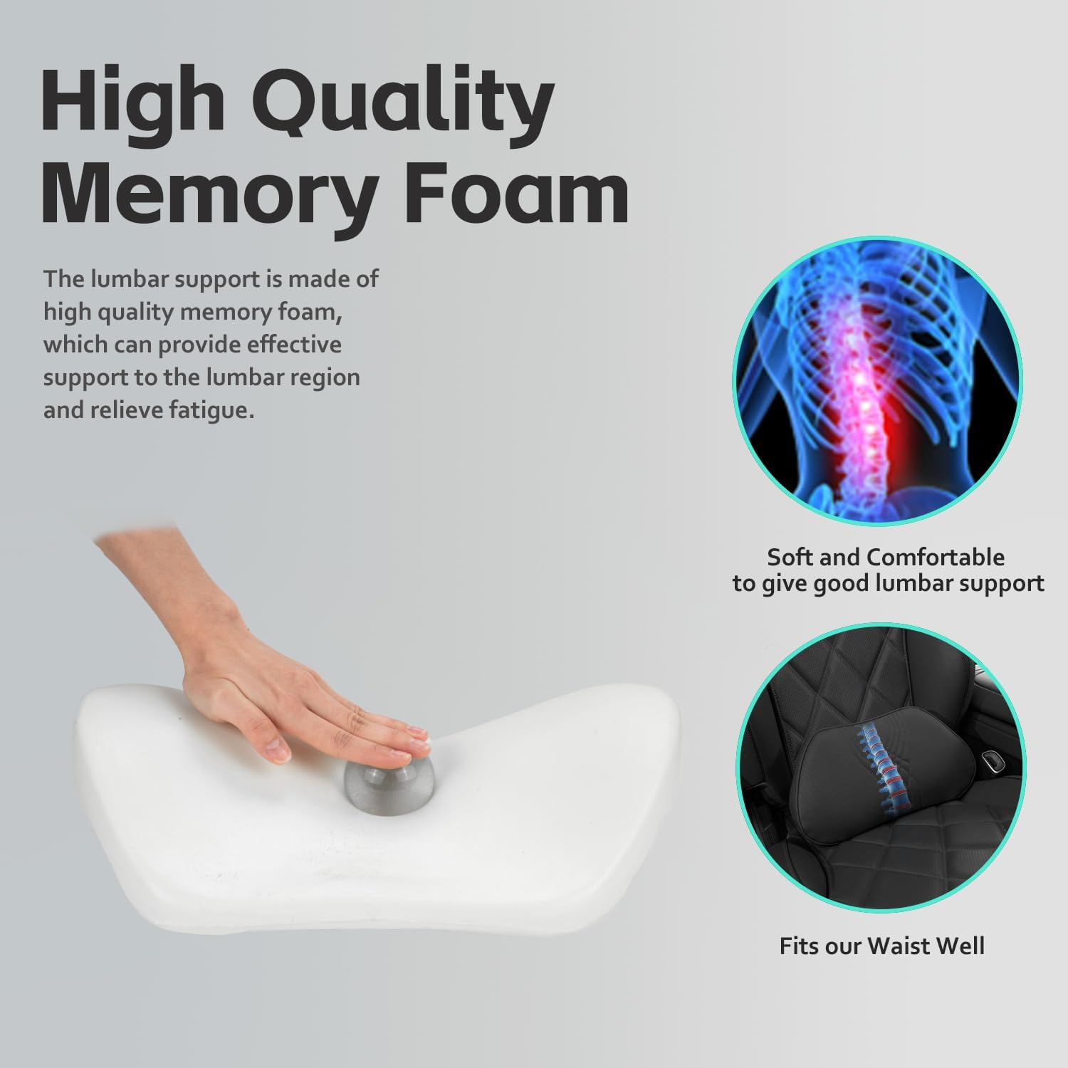 Cuscino Lombare Auto Ergonomico - immagine 3