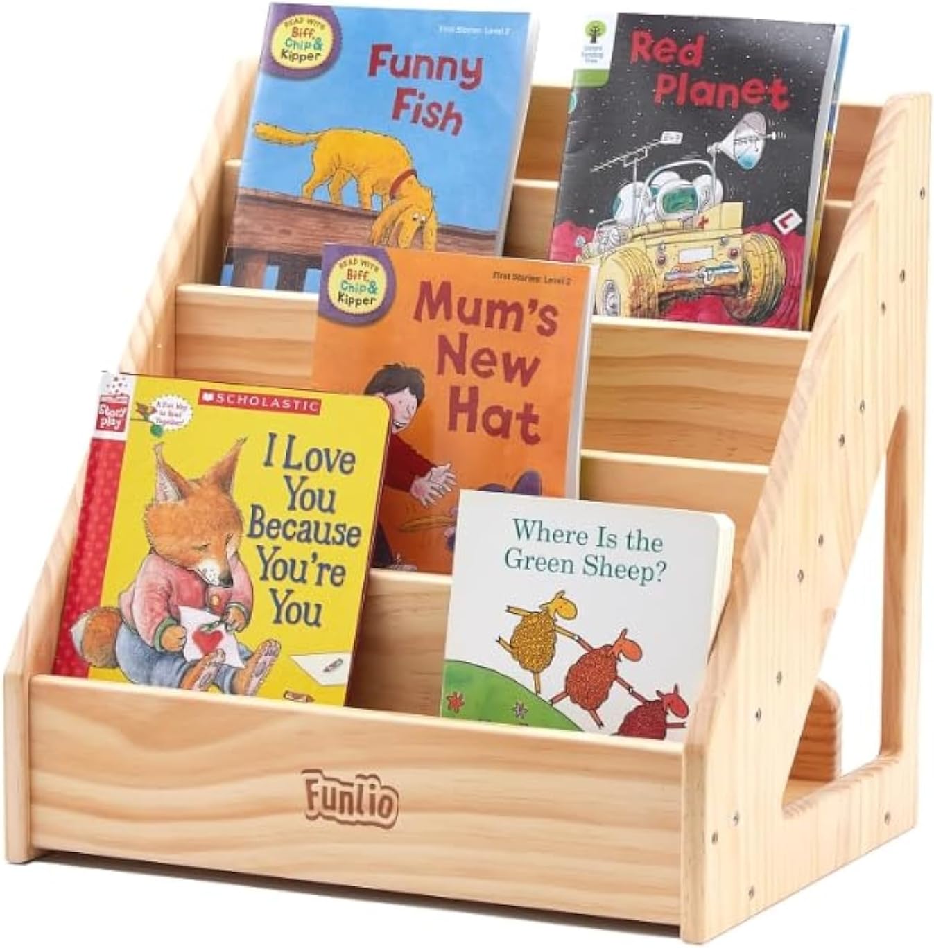 Funlio Libreria Montessori per Bambini 1-5 Anni