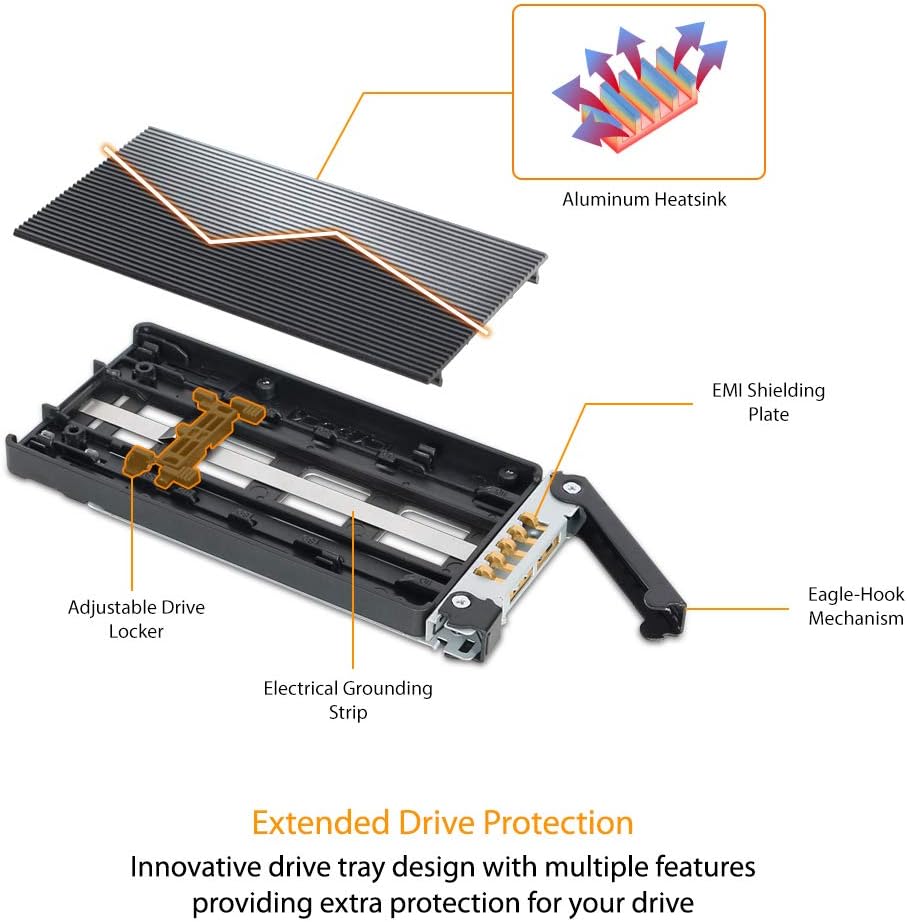 Icy Dock ToughArmor MB834M2K-B - Mobile Rack 2 SSD NVMe M.2 - immagine 8