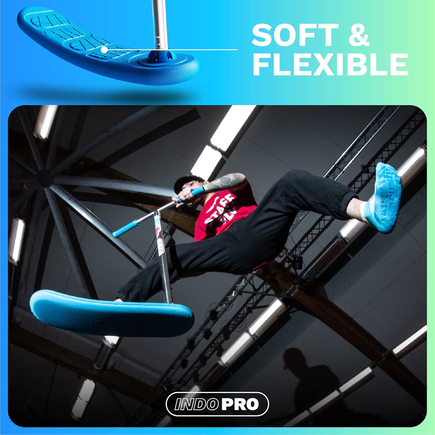 INDO PRO Trampolin Scooter Blue - immagine 6