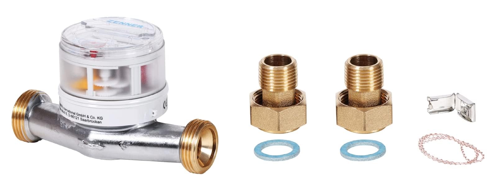 Sanitop-wingenroth Contatore Acqua Fredda 3/4" a Parete