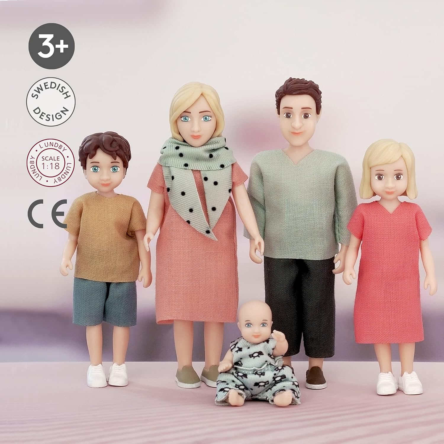 LUNDBY Set di Bambole Etniche per Bambini 3+ - immagine 4