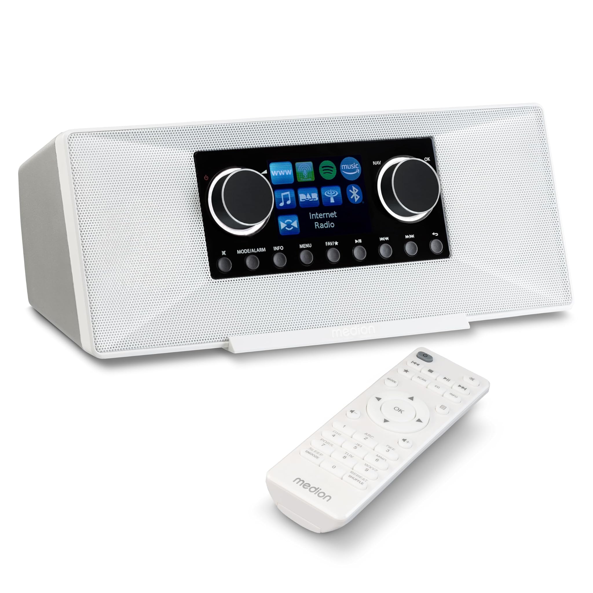 Medion Radio Internet P85333 con DAB+, Bianco