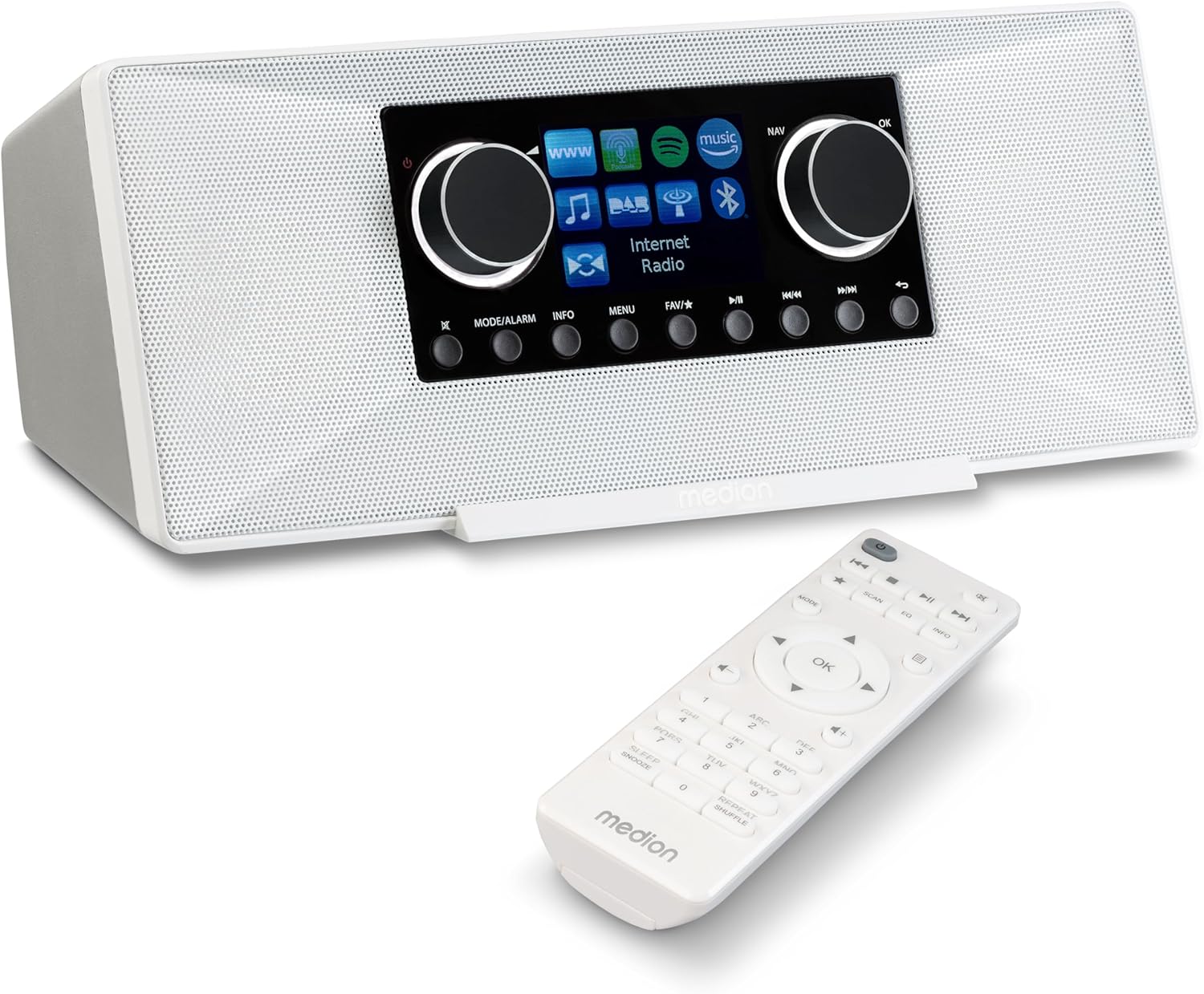 Medion Radio Internet P85333 con DAB+, Bianco - immagine 1