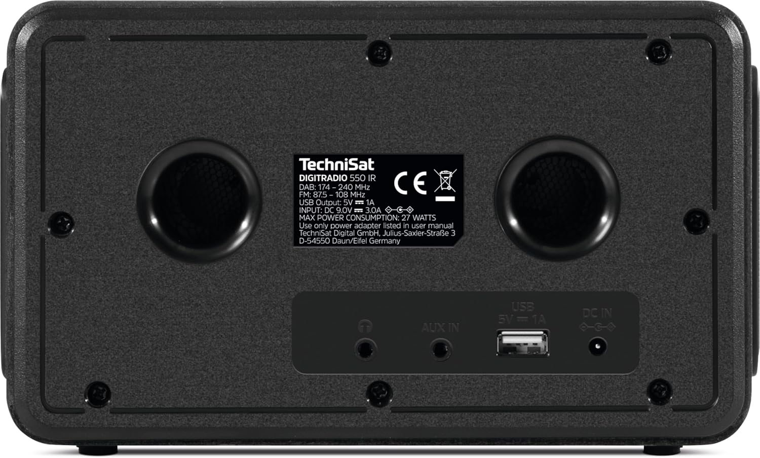 Technisat DIGITRADIO 550 IR - Radio Internet Stereo, Nero - immagine 2