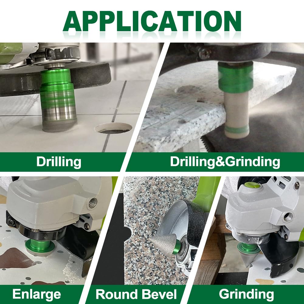 Kurstol Set Punte Diamantate per Trapano M14 - immagine 3