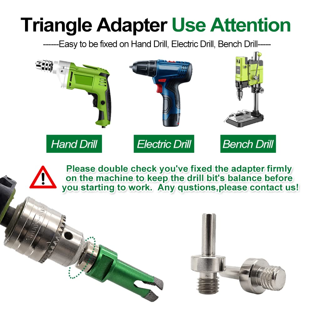 Kurstol Set Punte Diamantate per Trapano M14 - immagine 6