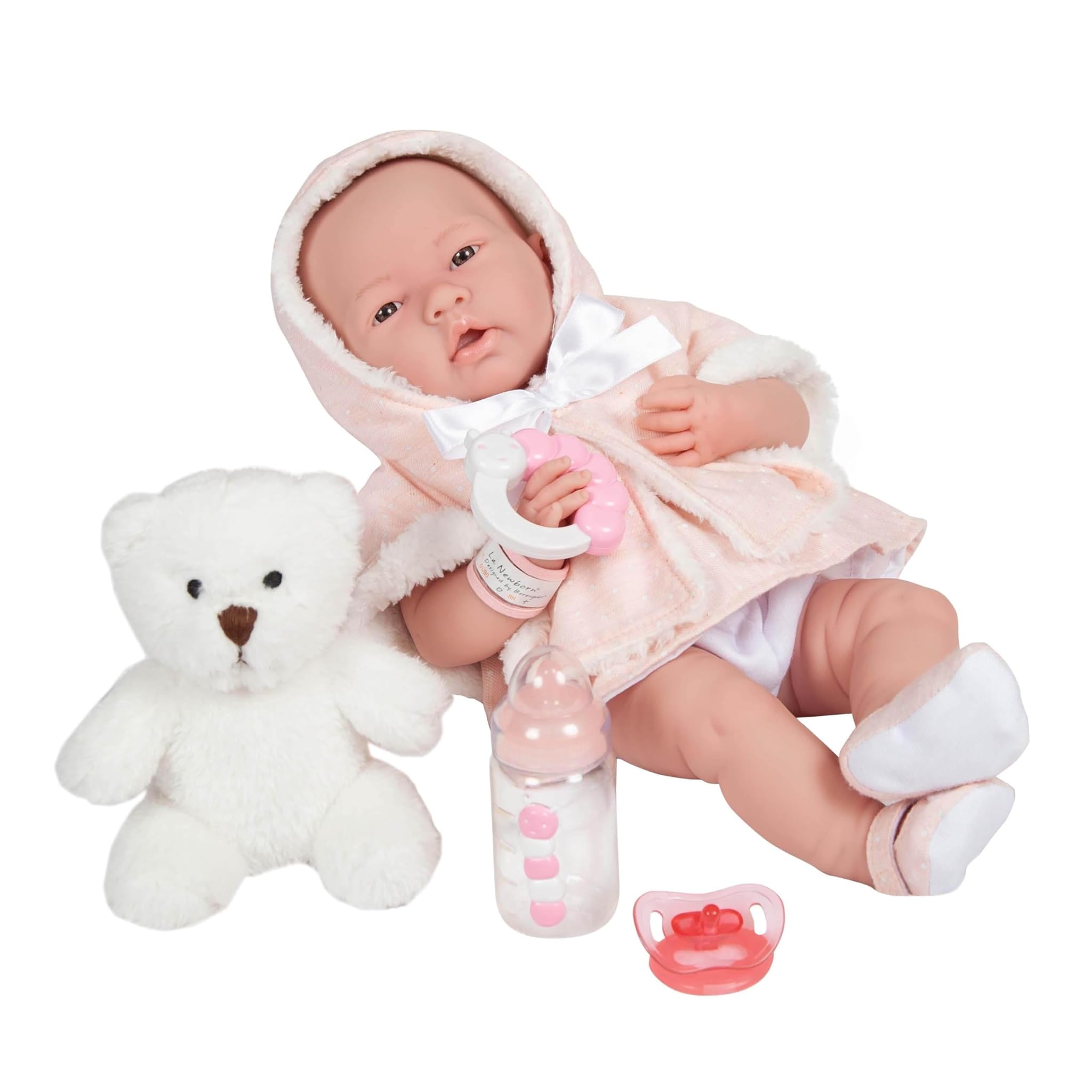 JC TOYS -La Newborn Bambola Bambola, Colore salmone (18065)