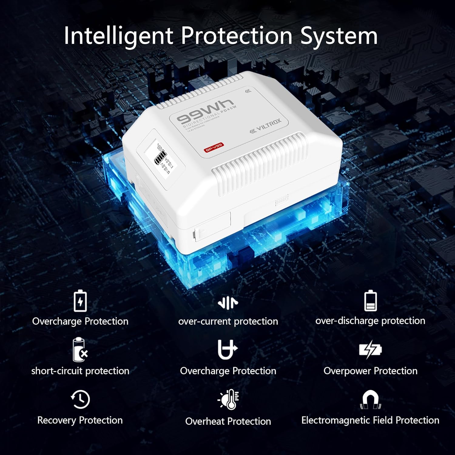 Viltrox V-Mount Batteria 6700mAh 14.8V - immagine 5