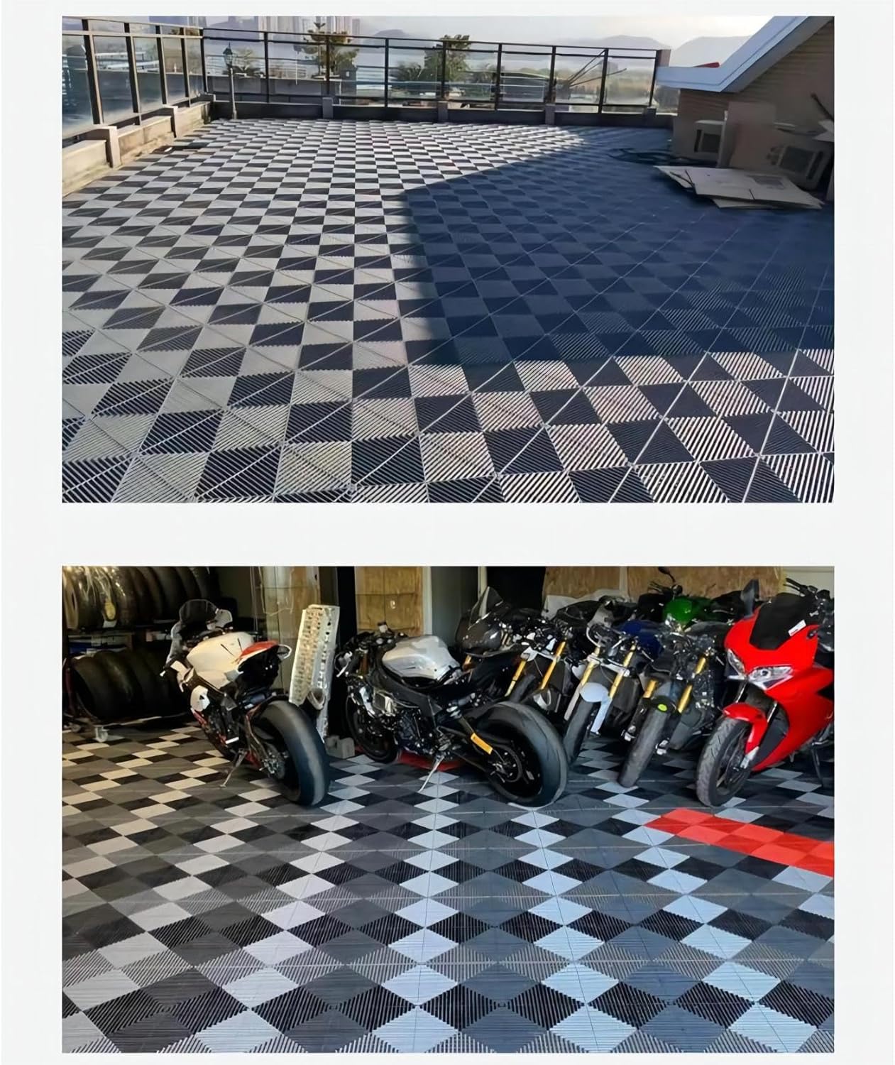 bimiti 20 ripiani in PVC da 40 x 40 cm - immagine 8