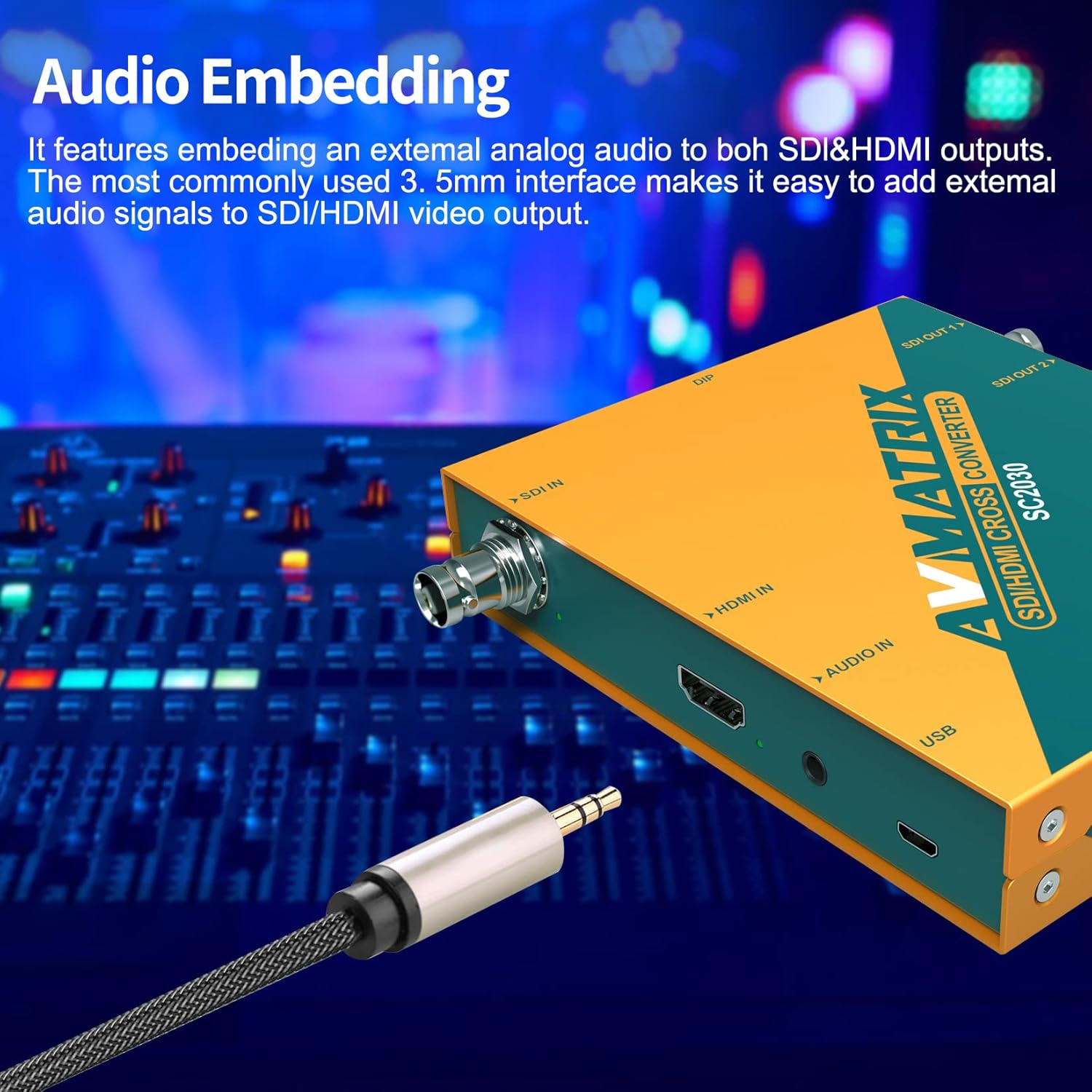 Avmatrix SC2030 - Convertitore SDI a HDMI - immagine 3