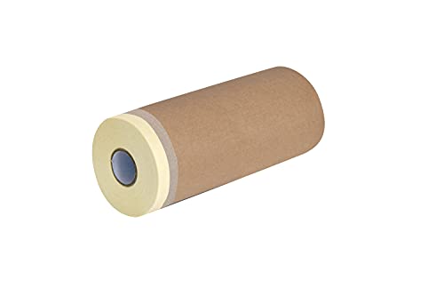 Nespoli - Rotolo Nastro Carta Imbianchino per Mascheratura 10cm x 20m - Rotolo con Nastro Adesivo Carta per Pittura Fai da Te, Protegge Pareti Battiscopa Mobili, Uso Interno, Rimozione senza Residui