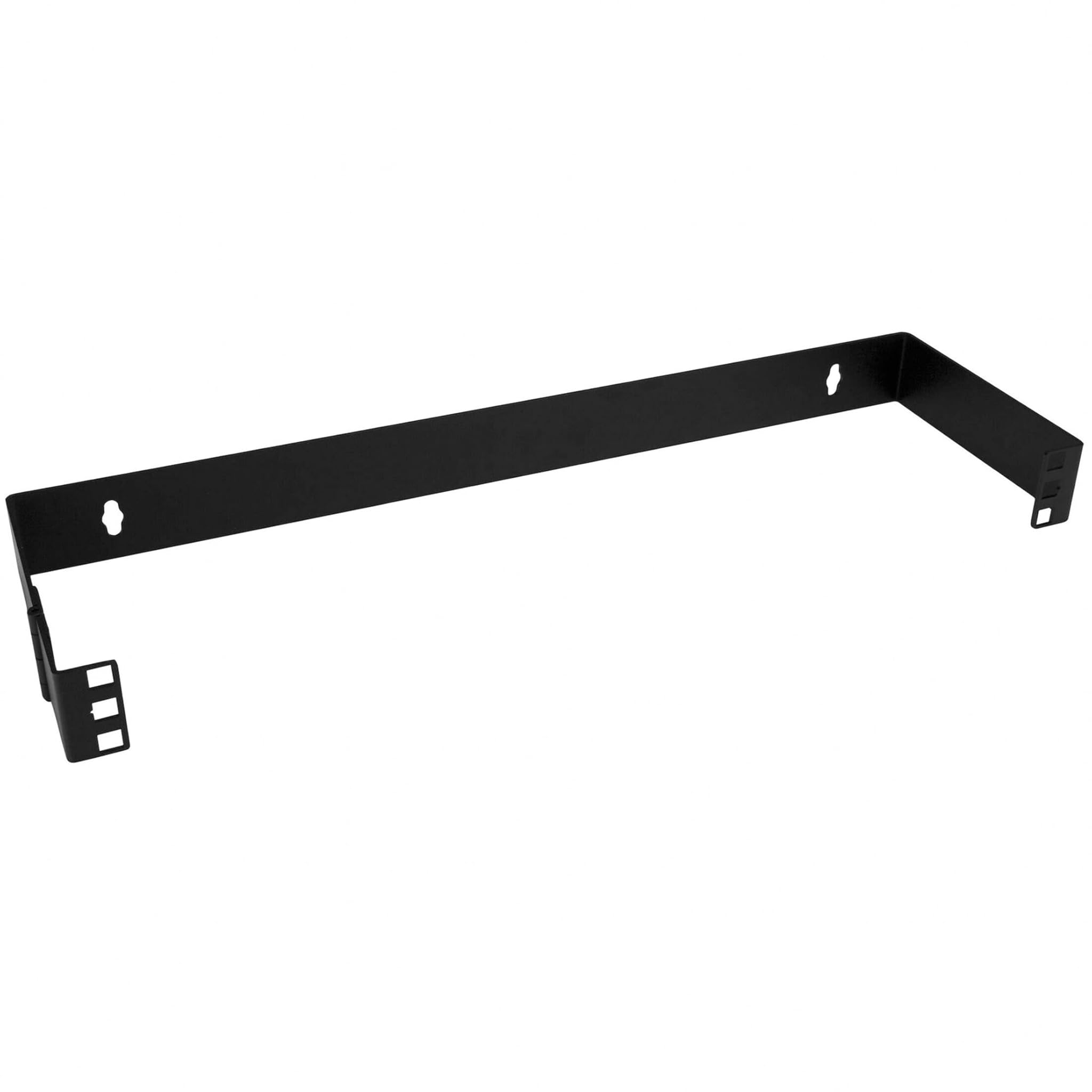 StarTech.com Staffa 1U 19" per montaggio a parete, Pannello laterale a cerniera, Rack basculante 19 pollici per pannelli patch e apparecchiature di rete poco profonde, Capacità 8kg (WALLMOUNTH1)
