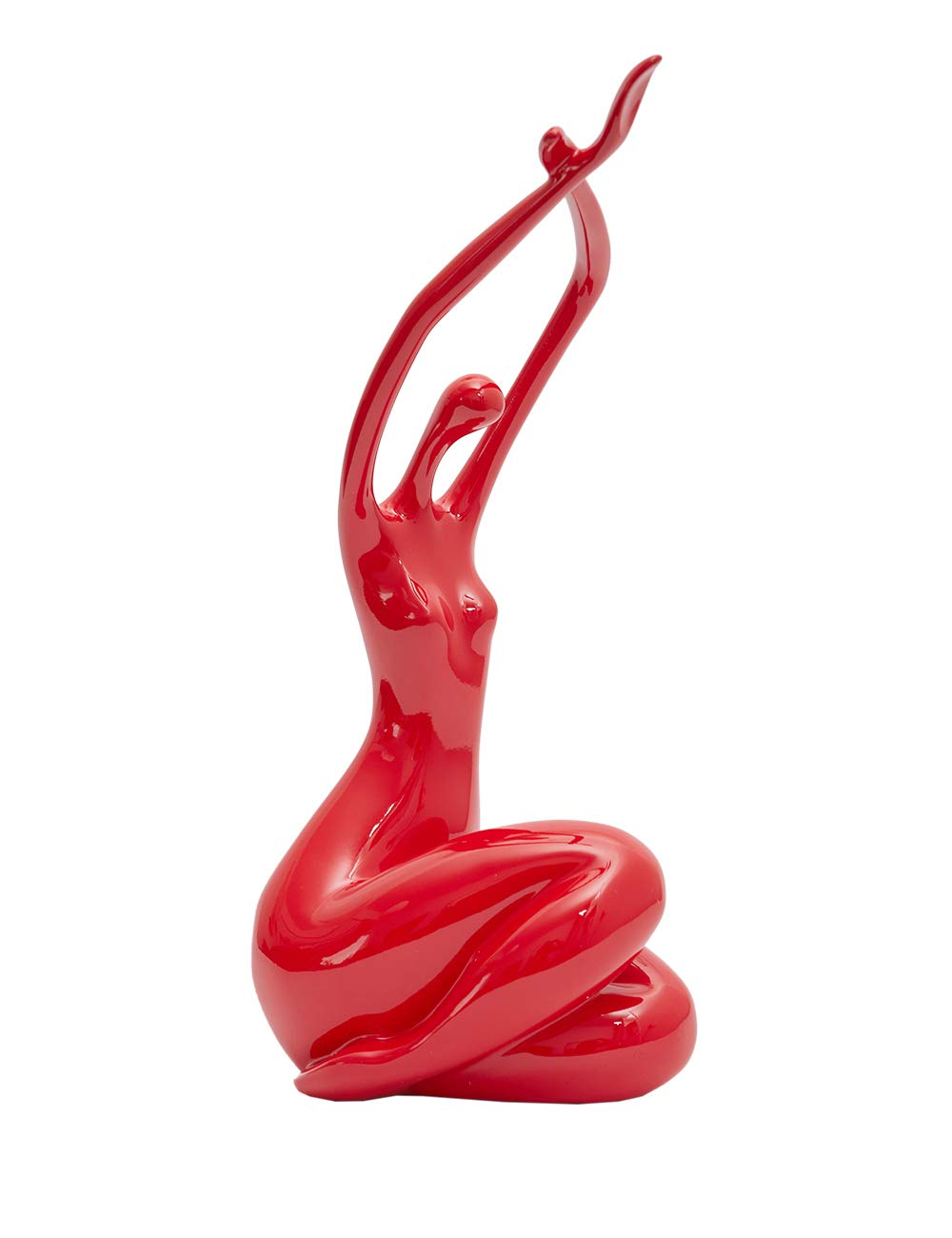 Amoy-Art Donna Statua Scultura Ballerina 33cm