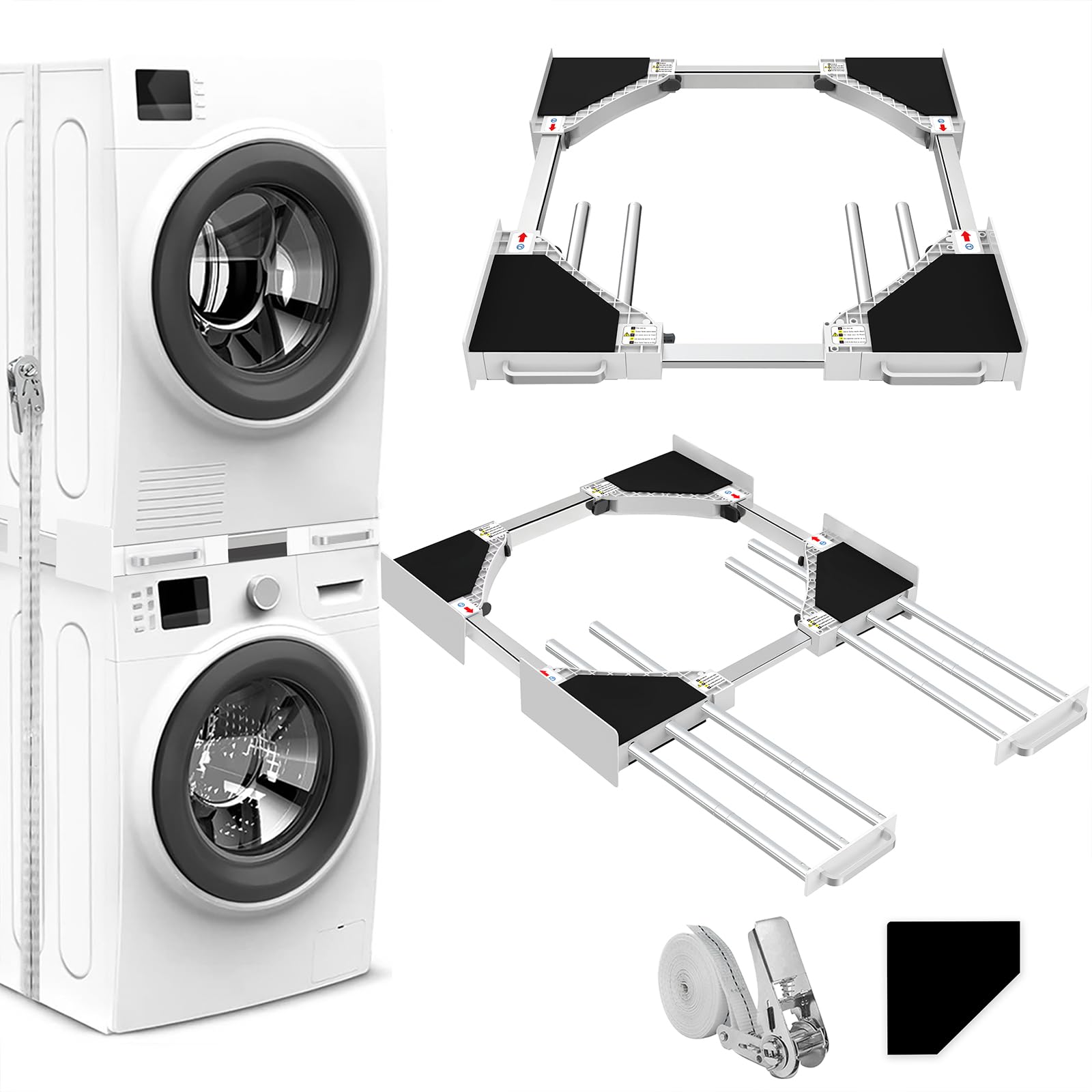 NIUXX Kit Sovrapposizione Lavatrice Asciugatrice