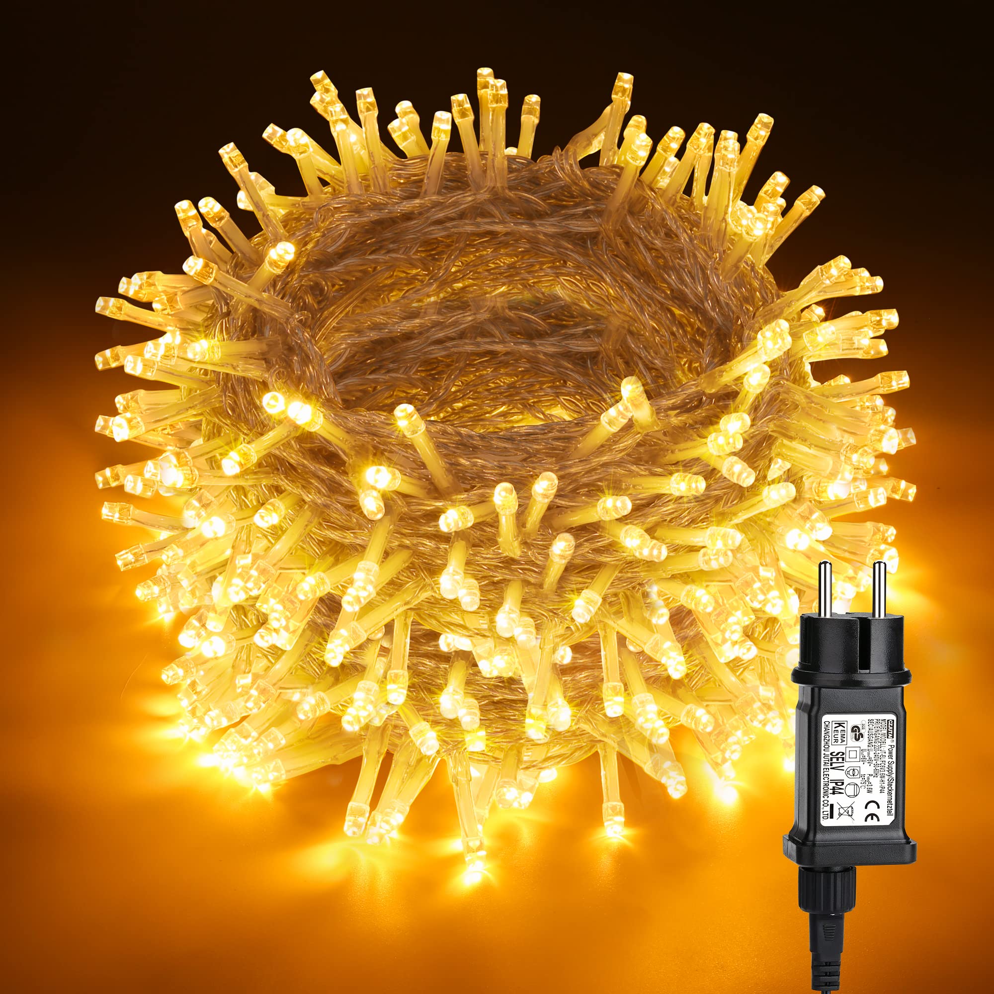 Brizlabs Luci Albero di Natale Esterno 50M 500 LED