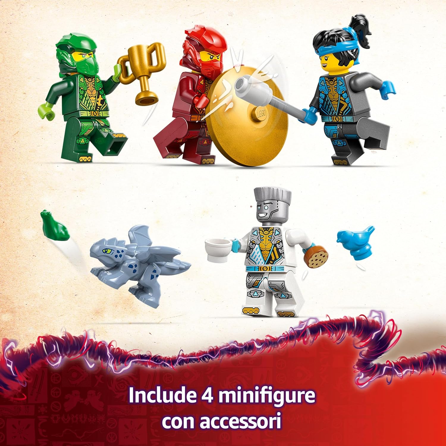 Lego NINJAGO Tempio dello Spinjitzu Ninja - Playset 71831 - immagine 6