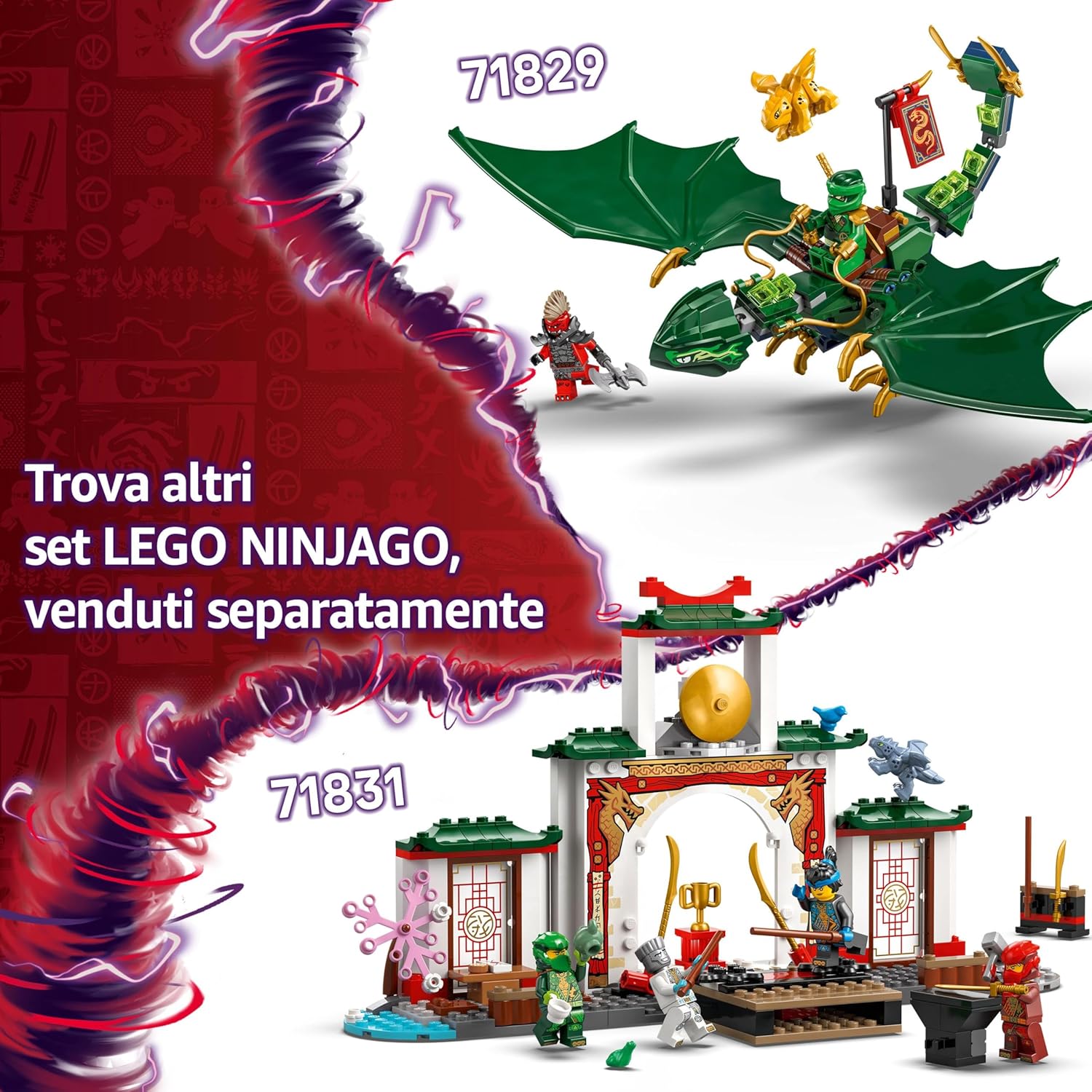 Lego NINJAGO Tempio dello Spinjitzu Ninja - Playset 71831 - immagine 7