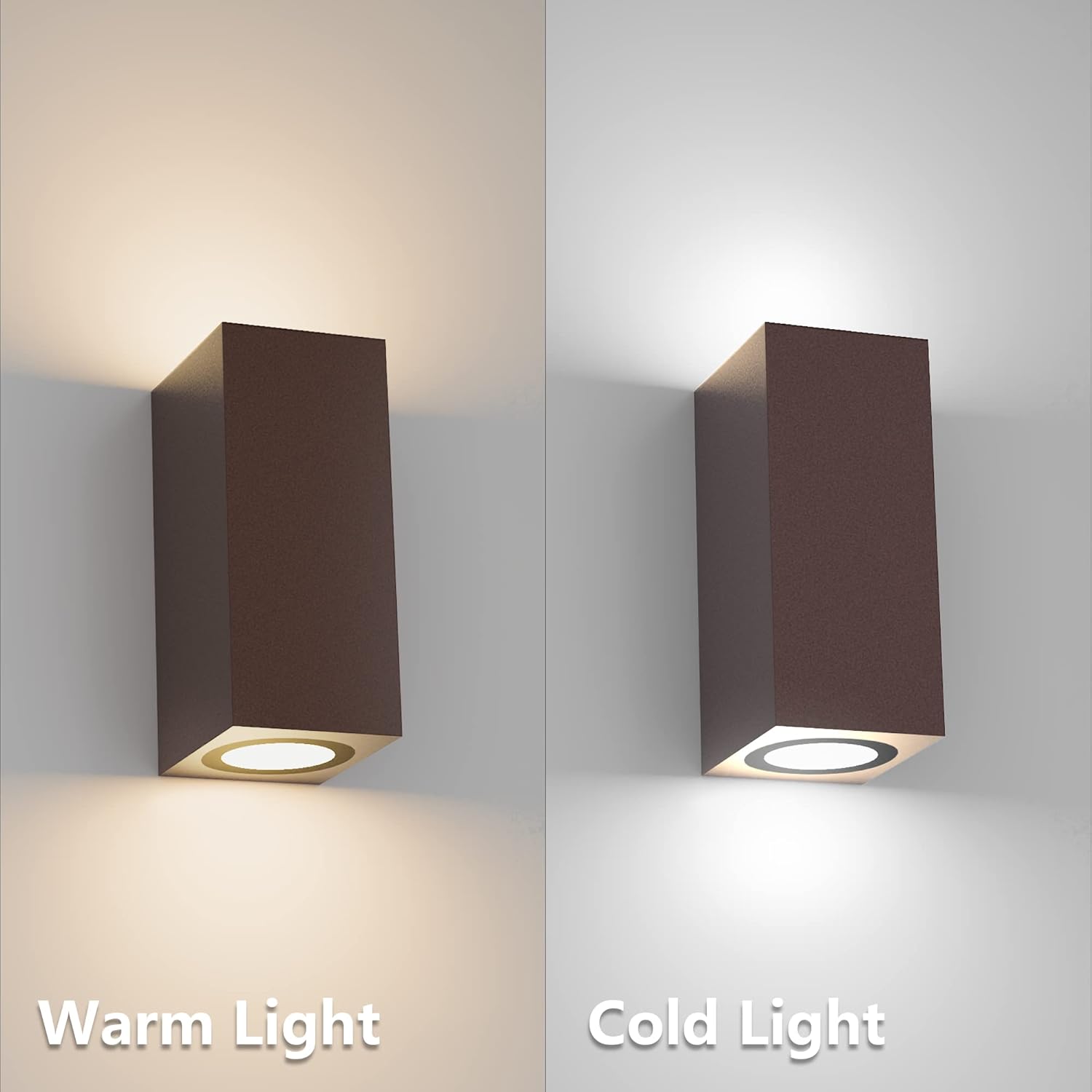 Klighten 4 Pezzi Applique da Parete Esterno Interno IP65 - immagine 2