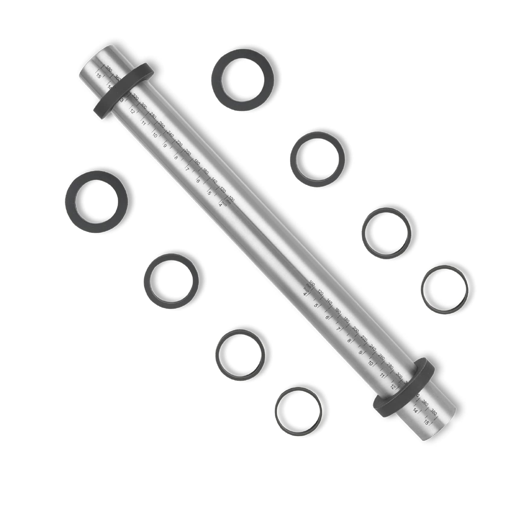 Super Kitchen Mattarello Regolabile Acciaio Inox 40cm