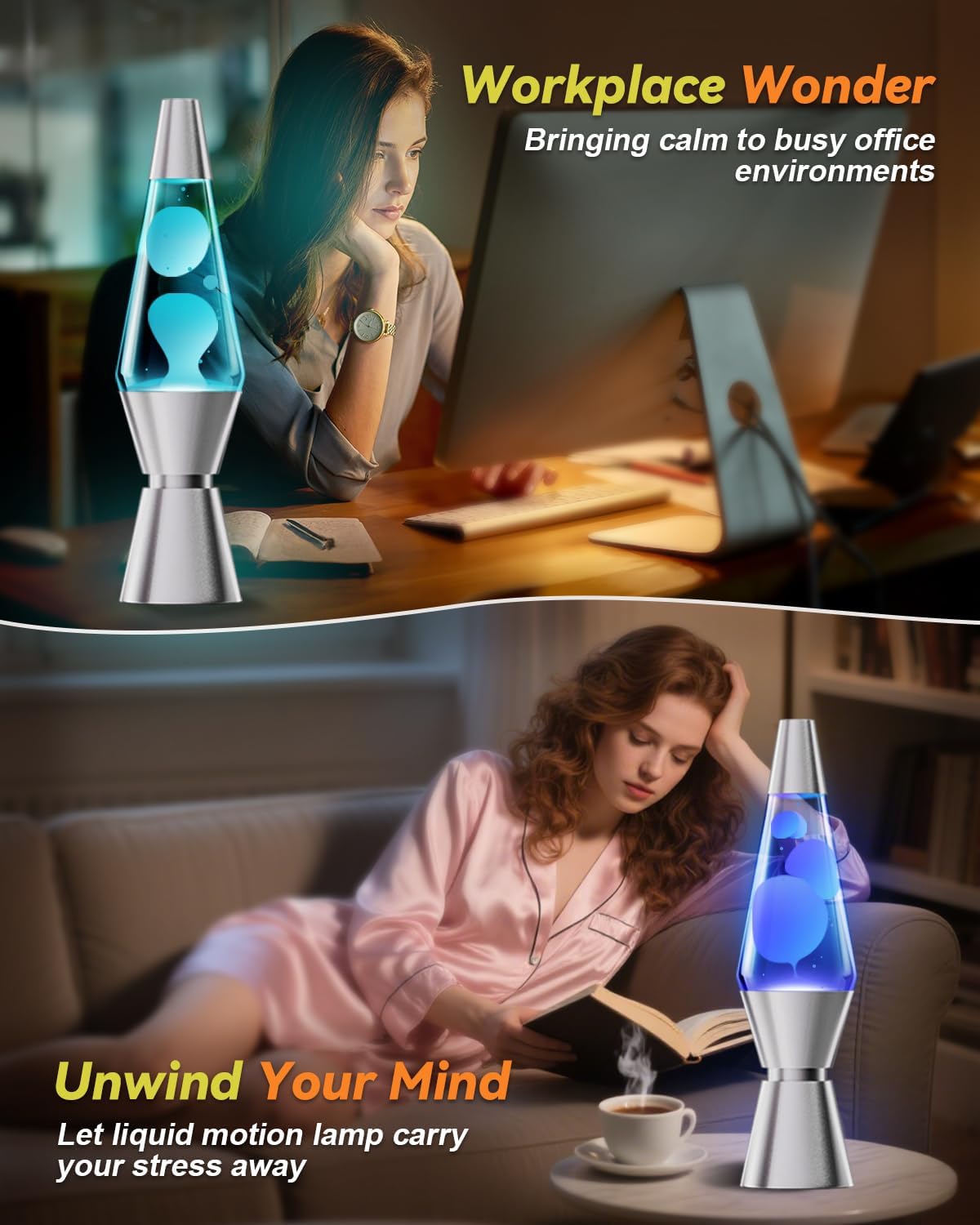 Lampada Lava LED con Cambio Colore e Telecomando - immagine 6