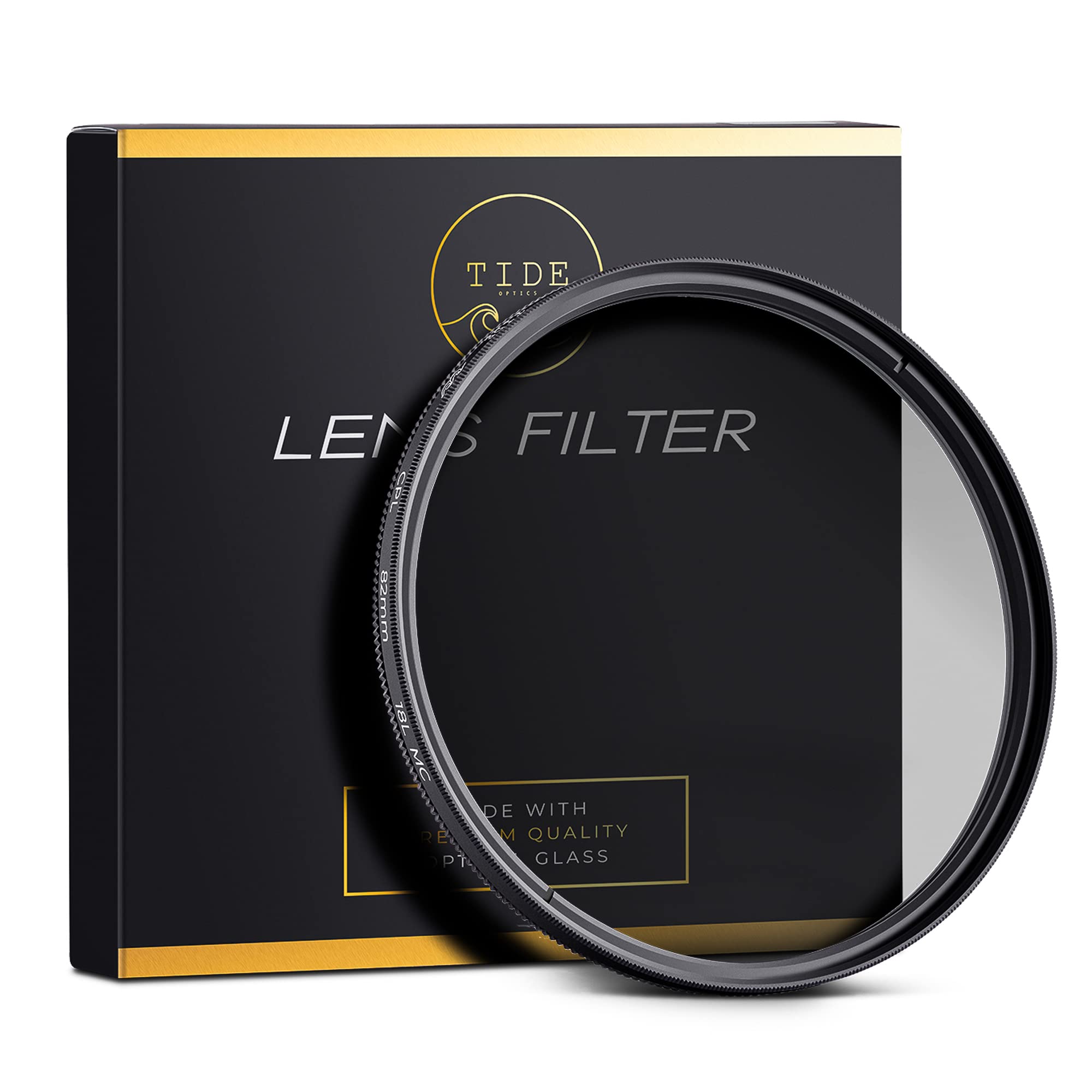 Filtro polarizzatore per obiettivo CPL Tide Optics (82 mm) Filtro polarizzatore circolare sottile, vetro ottico MRC
