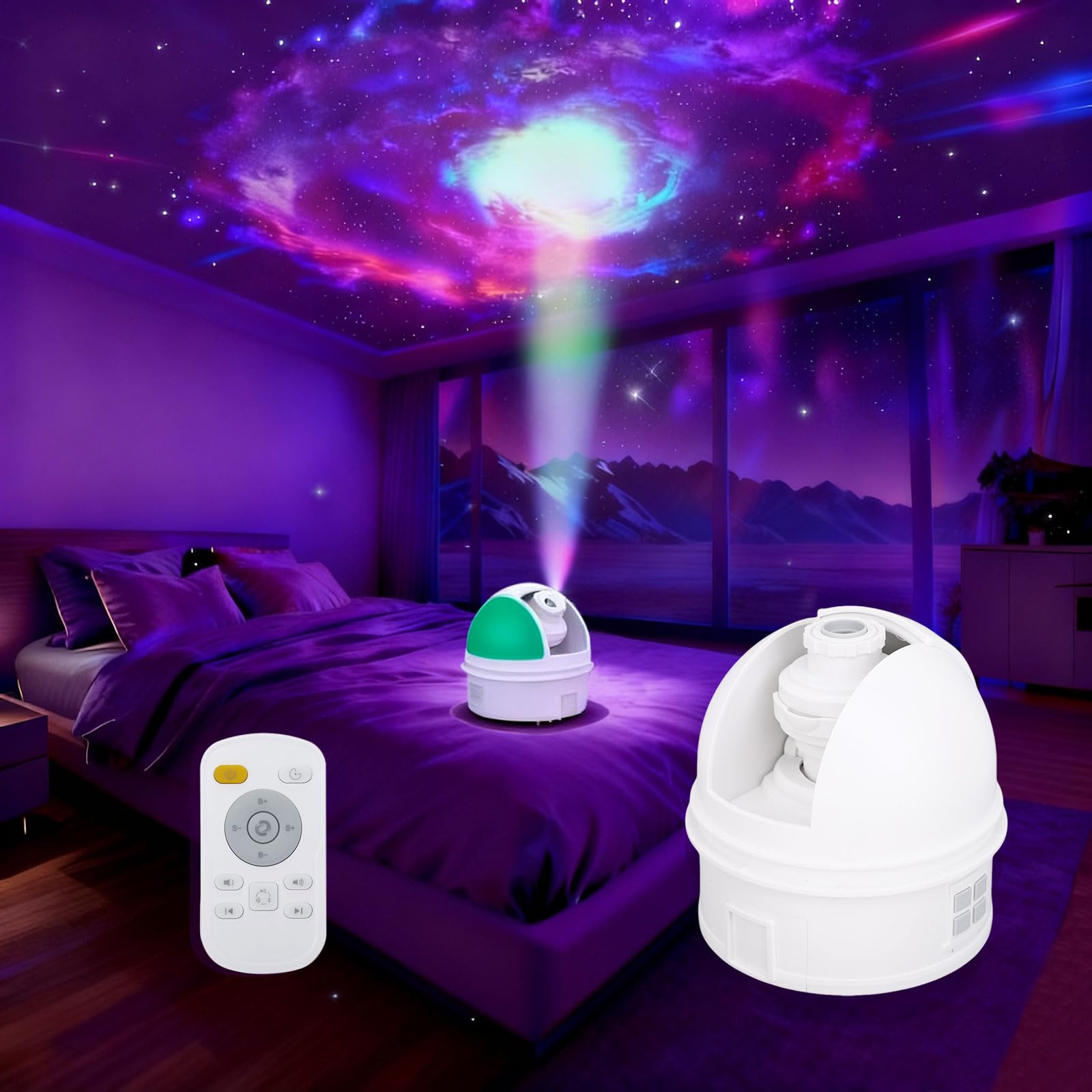 Tomshine Proiettore Cielo Stellato Astronomico 12 Motivi