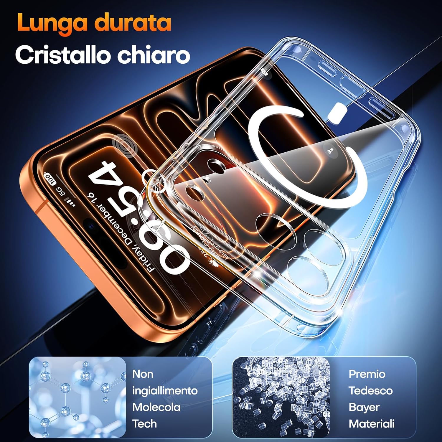 Tauri Cover Trasparente per iPhone 17 Pro - immagine 4