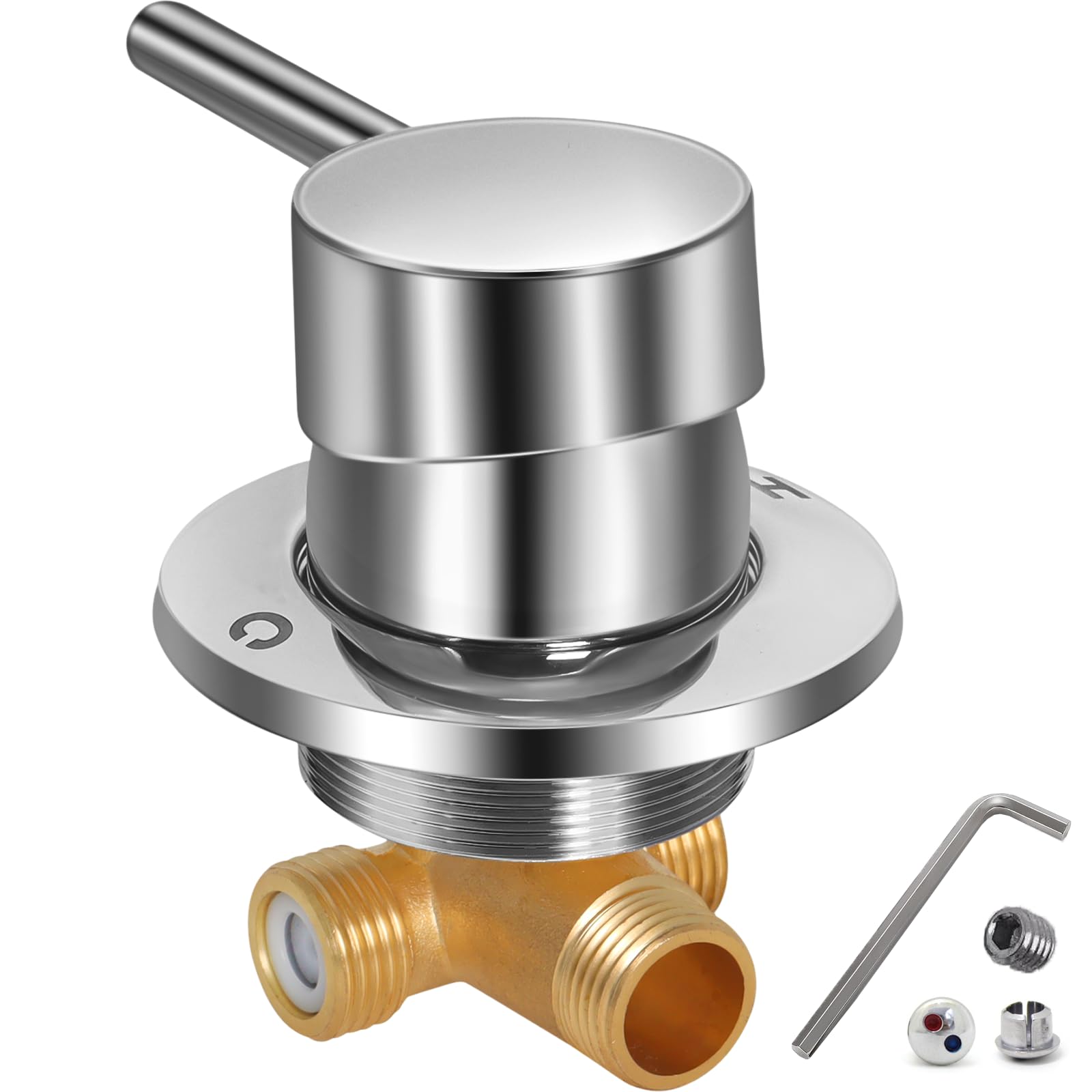 Gekufa - Miscelatore Termostatico Doccia Ottone G1/2"