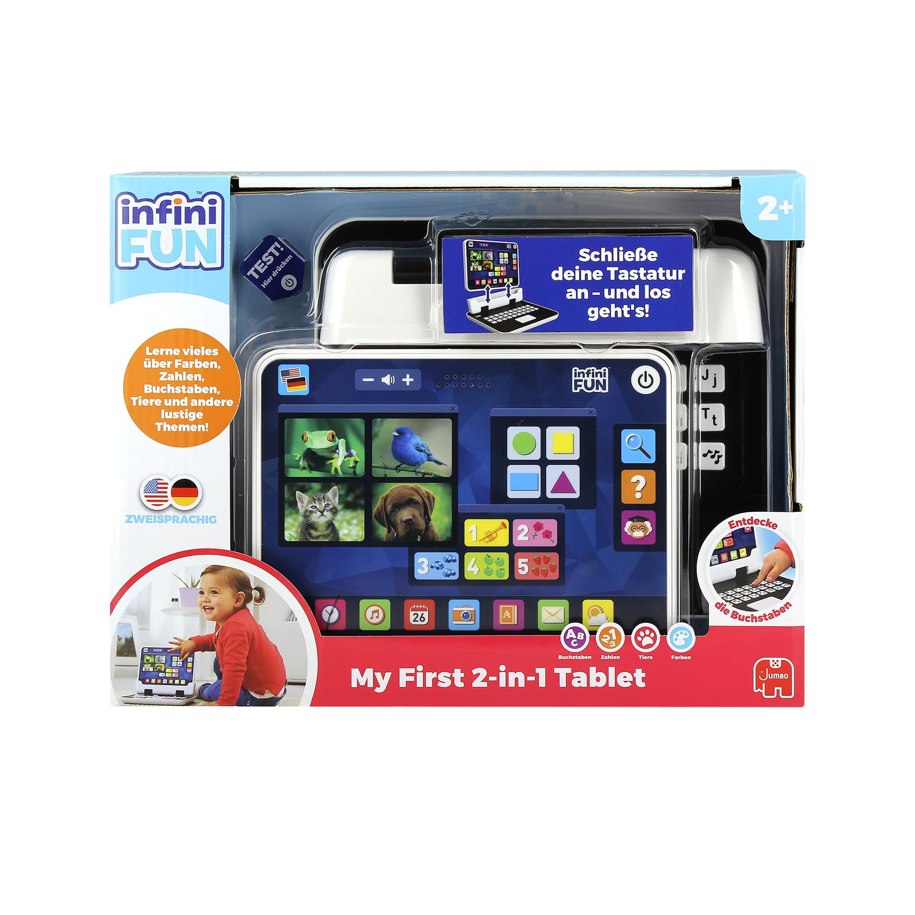 INFINI FUN - Il Mio Primo Tablet 2 in 1