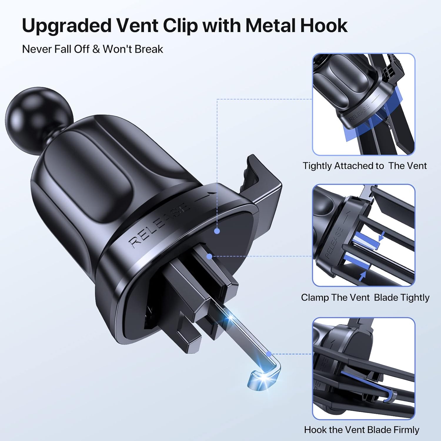 Miracase Porta Cellulare Auto Clear-2 - immagine 7