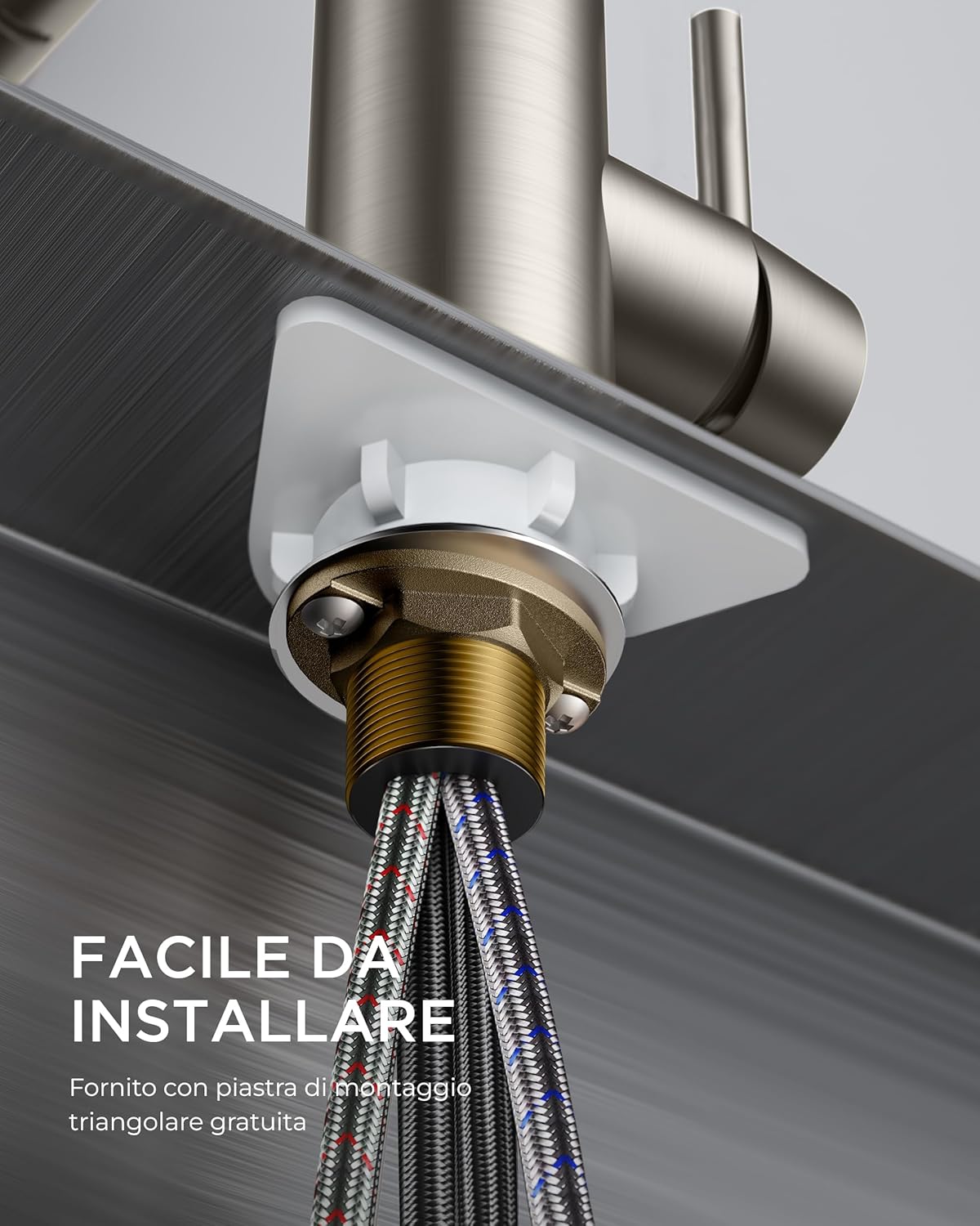 Forious Rubinetto Lavello Cucina con Doccetta Estraibile - immagine 5